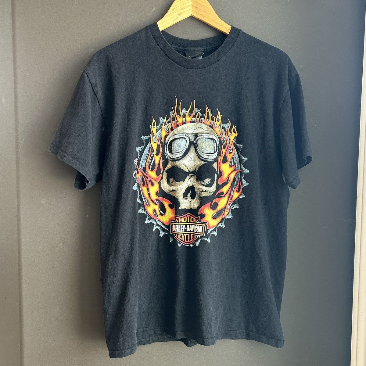 Harley Davidson Harley Davidson Skull Fire Tee Size US L / EU 52-54 / 3 - 2 Thumbnail