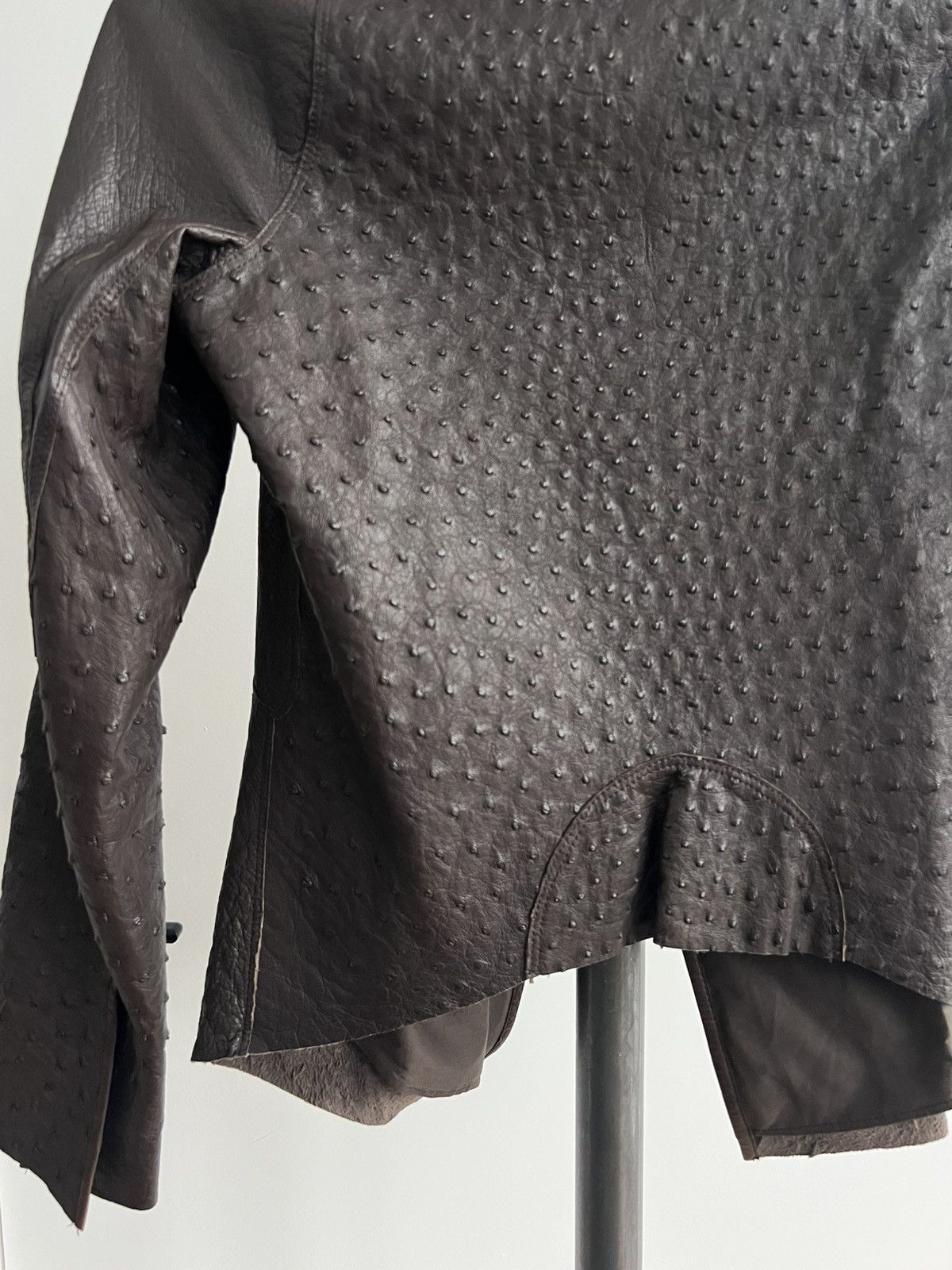 Revillon AW03 Ostrich-Leather Jacket Size XXS / US 00 / IT 34 - 10 Thumbnail