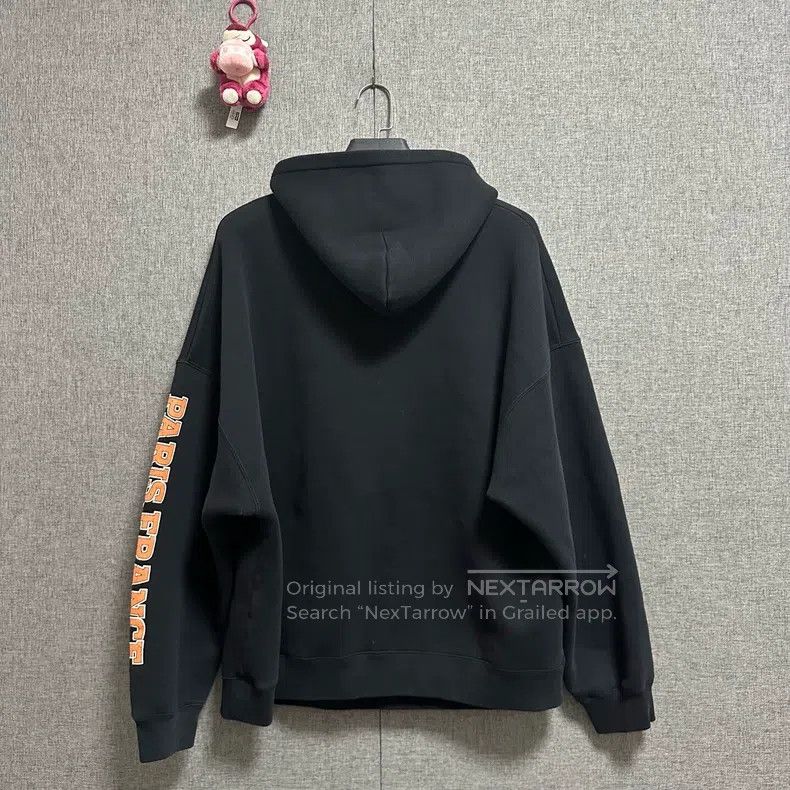 Balenciaga Balenciaga Logo Printed Fleece Sweatshirt Size US L / EU 52-54 / 3 - 2 Thumbnail
