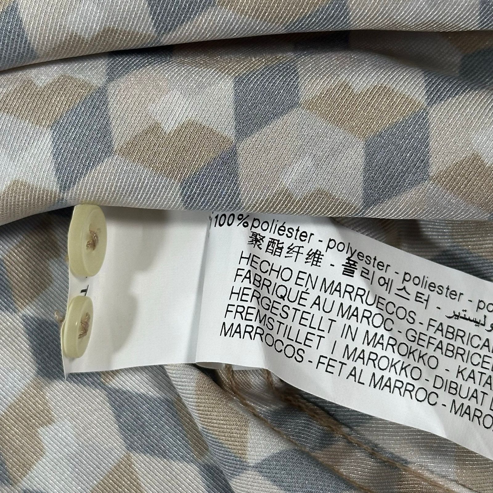 Zara Zara Regular Fit Geometric Print Button Down Shirt Size XL Size US XL / EU 56 / 4 - 6 Thumbnail
