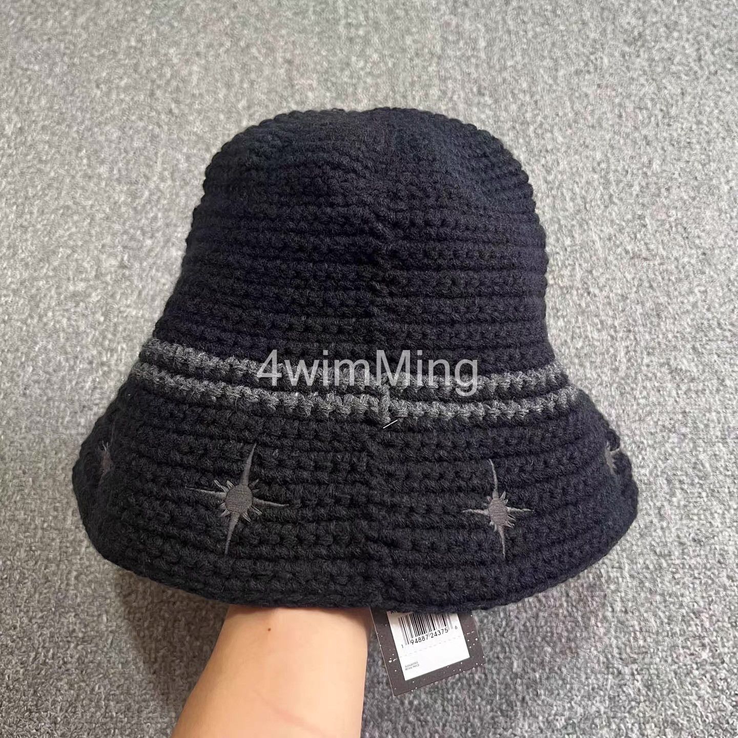 Billionaire Boys Club BBC Hand-Crocheted & Embroidered Knitted Bucket Hat Q7 Size ONE SIZE - 7 Thumbnail