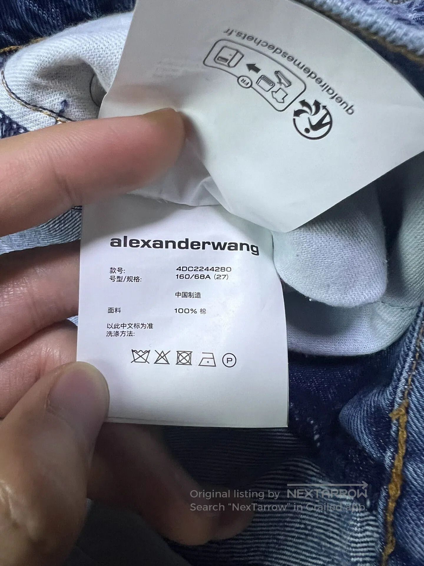 Alexander Wang Alexander Wang Women's Indigo Jeans. Size 27" / US 4 / IT 40 - 5 Thumbnail