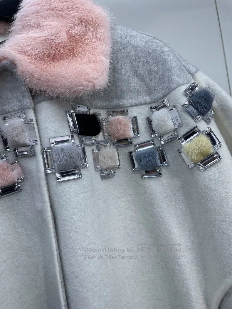 Fendi Fendi Mink Fur Collar Heavyweight Belted Cloak Vest Size XXS / US 00 / IT 34 - 3 Thumbnail