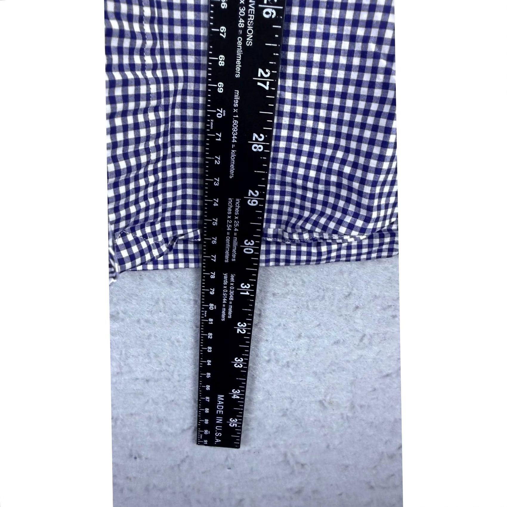 Polo Ralph Lauren Polo Ralph Lauren Mens L Blue Gingham Button Down Classic Fit Shirt Size US L / EU 52-54 / 3 - 6 Thumbnail