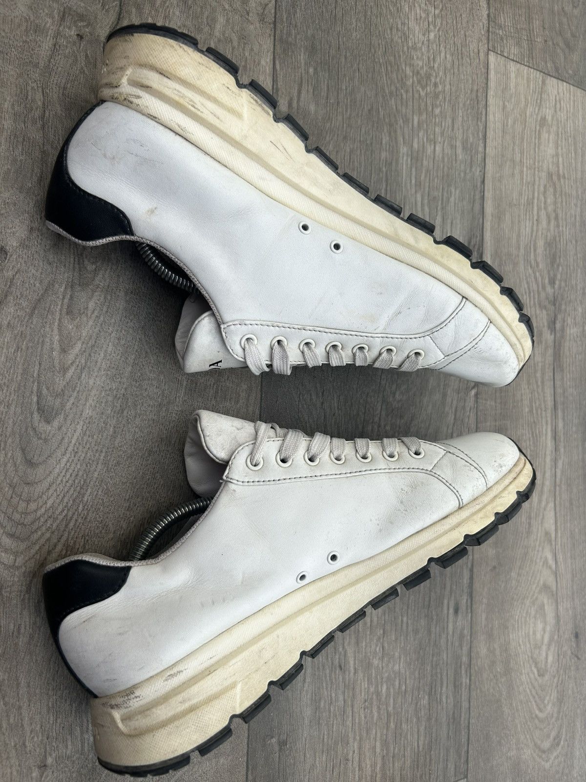 Prada Prada Milano leather sneakers. Size US 10 / EU 43 - 7 Thumbnail