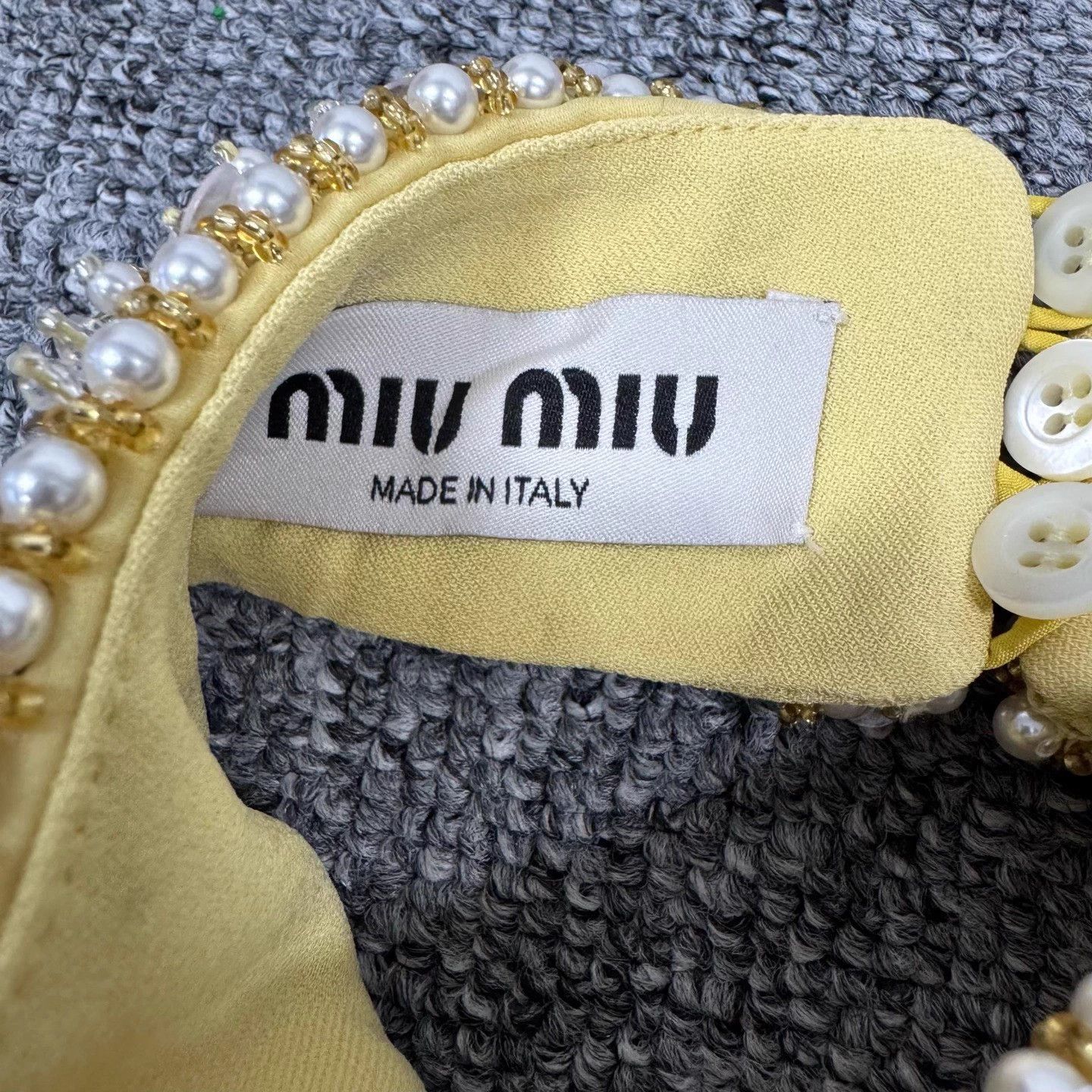 Miu Miu MIU MIU Crystal Pearl Neckline Waisted Halter Top 38 Size XS / US 0-2 / IT 36-38 - 5 Thumbnail