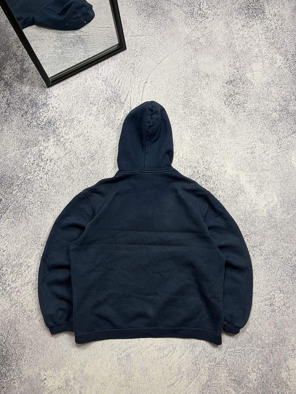 Lacoste × Vintage Vintage Lacoste 1/4 Zip Hoodie Faded Big Logo Y2K Size US S / EU 44-46 / 1 - 11 Thumbnail