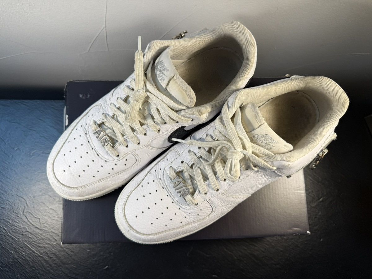 Nike NIKE AIR FORCE 1 ‘07 PRM ZIPPER WHITE Size US 11.5 / EU 44-45 - 5 Thumbnail
