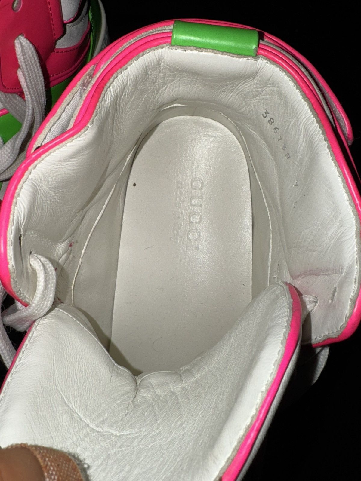 Gucci Gucci Leather high top sneakers Size US 8.5 / EU 41-42 - 10 Thumbnail