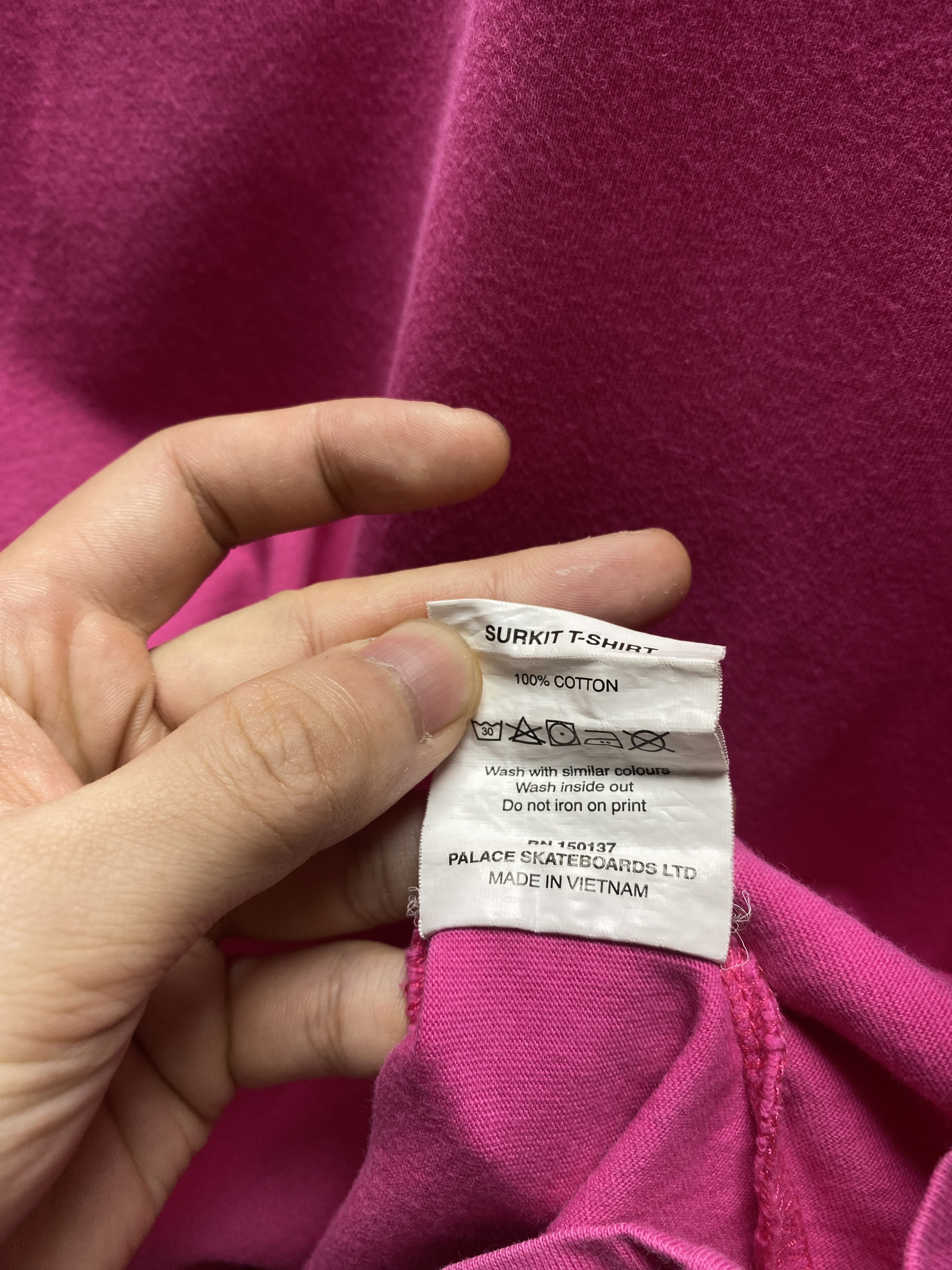 Palace Palace Triangle Logo T-shirt - Pink Size US XL / EU 56 / 4 - 6 Thumbnail