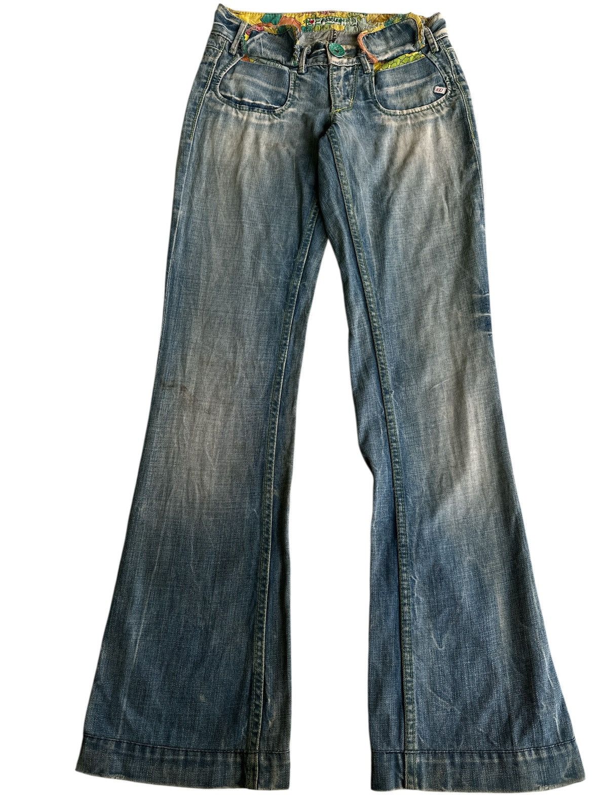 Kapital Flare Miss Sixty Butterfly Embroid . Size US 28 / EU 44 - 1 Thumbnail