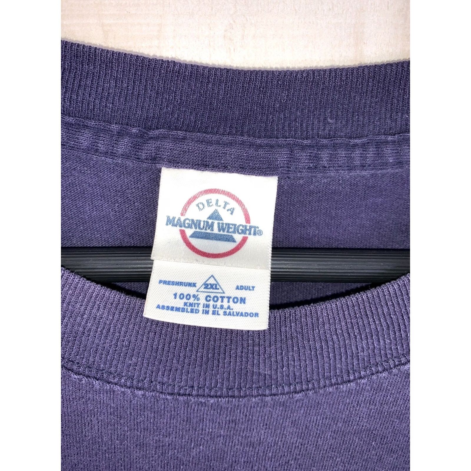 Delta VINTAGE Delta T-Shirt Detroit Tigers Y2K 2004 Weathered Blue 2XL USA Made Mens Short Sleeve Crew Neck Graphic Size US XXL / EU 58 / 5 - 4 Thumbnail