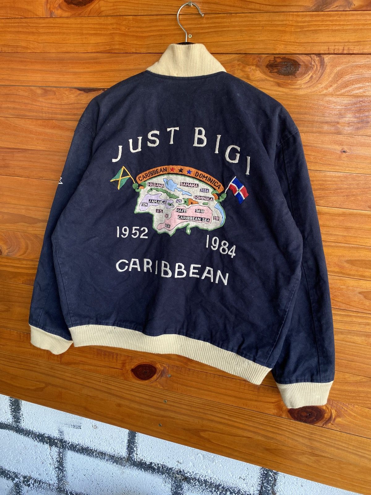 BIGI Vintage Just Bigi Caribbean Reversible Bomber Jacket Size US L / EU 52-54 / 3 - 12 Thumbnail