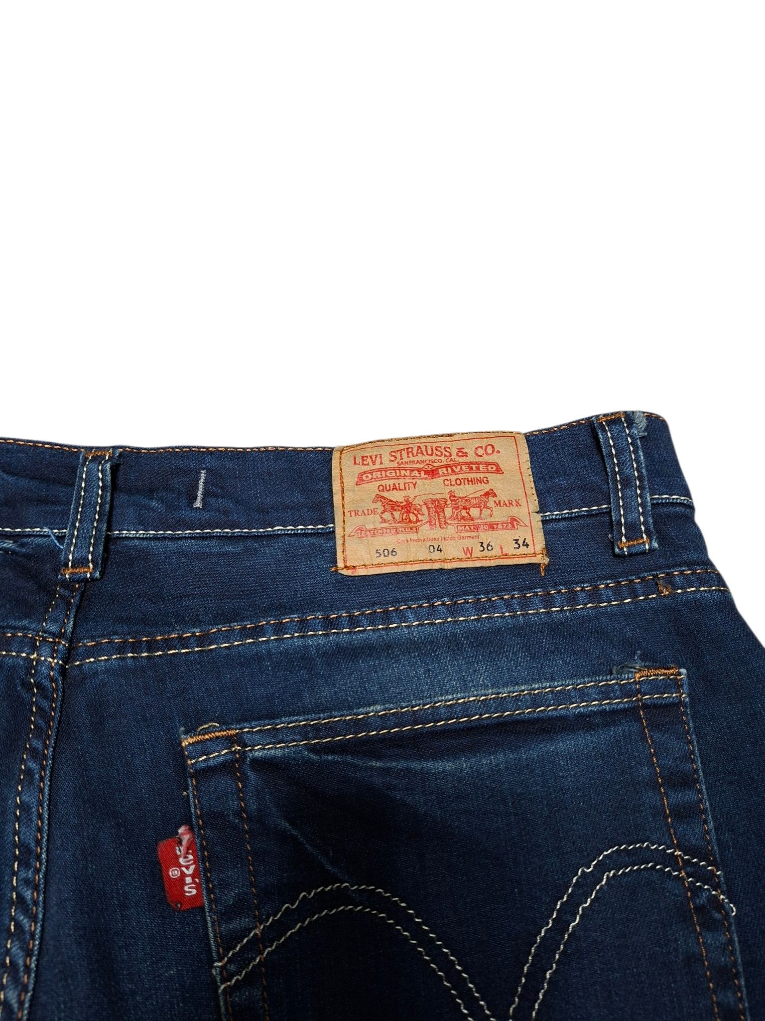 Levi's Vintage Clothing LEVIS 506 SLIM VINTAGE W36 L34 JEANS DENIM Size US 36 / EU 52 - 4 Thumbnail