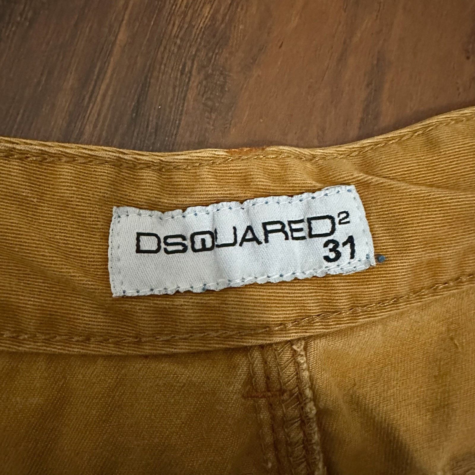 Dsquared2 DSQUARED2 Chino Pants Slim Fit Straight Leg Low Rise Preppy Size US 31 - 8 Thumbnail