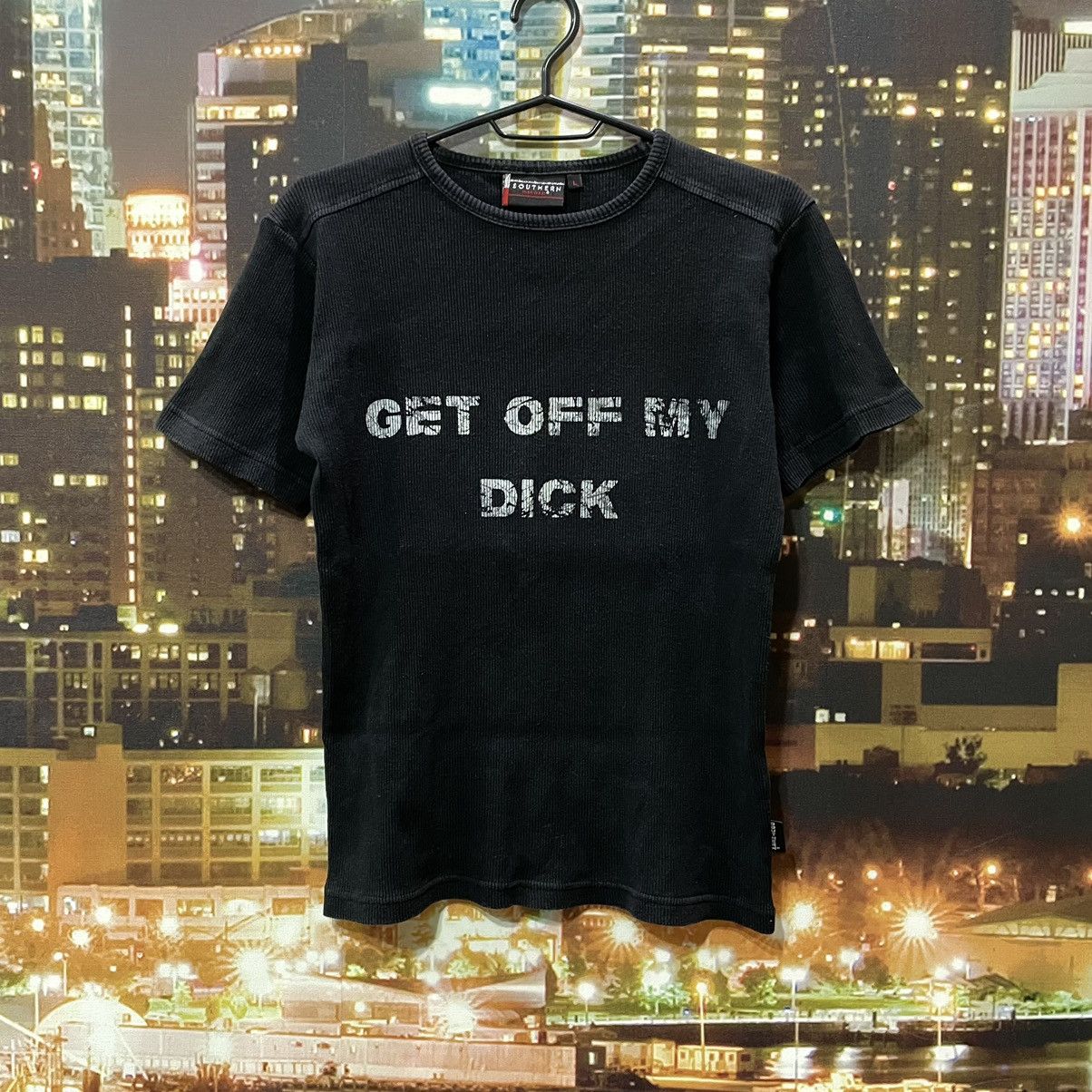 Vintage Vintage 90s Graphic Tee Humor Streetwear Underground Black M Size US M / EU 48-50 / 2 - 1 Thumbnail