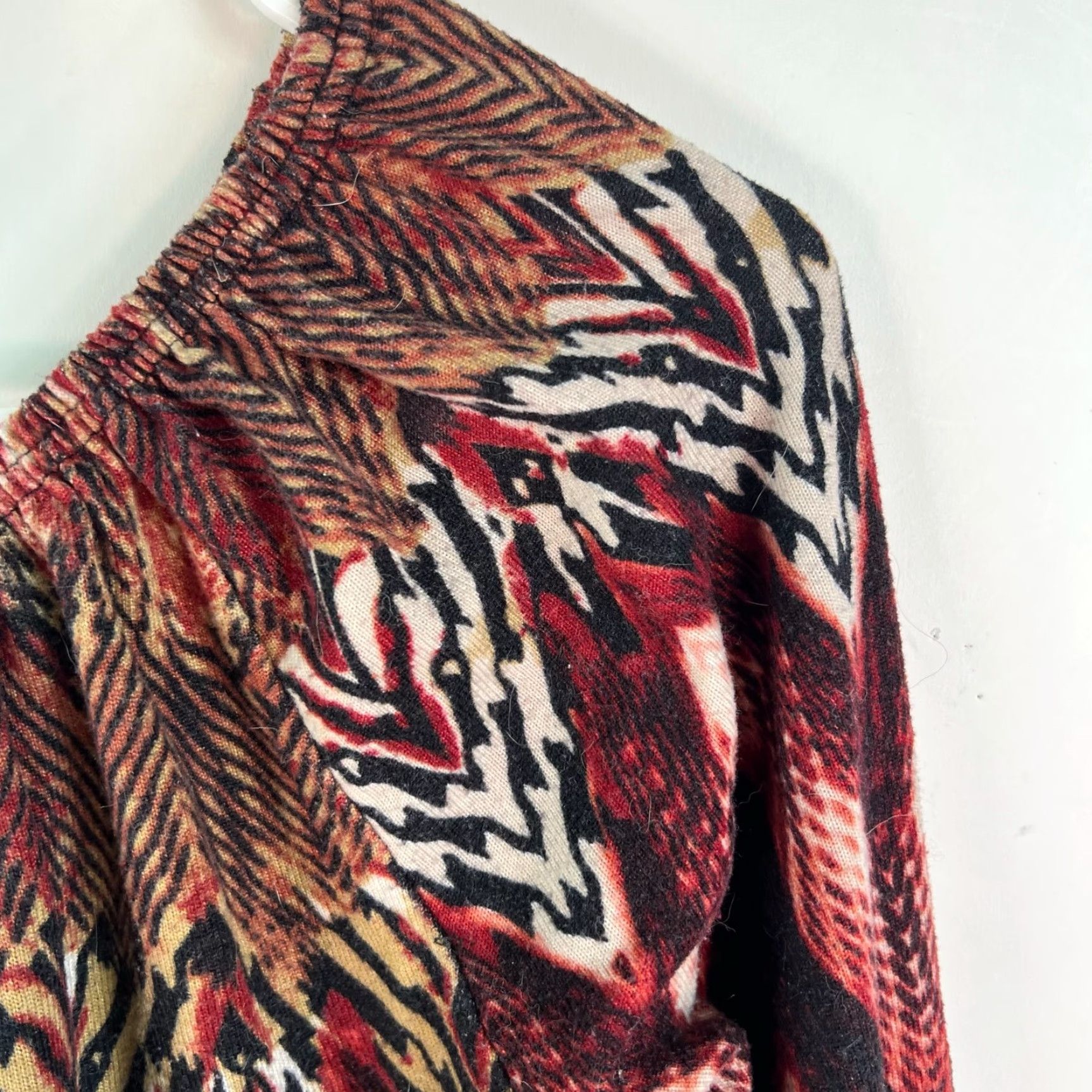 Bell VINTAGE Win Winn Tunic Blouse Brown Bell Sleeve Size Large L Womens Size L / US 10 / IT 46 - 2 Thumbnail
