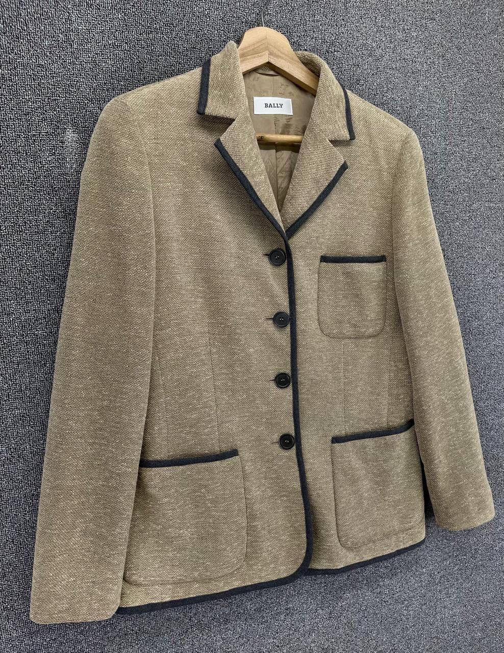 Bally Vintage Bally Button Up Wool Jacket Size S / US 4 / IT 40 - 2 Thumbnail