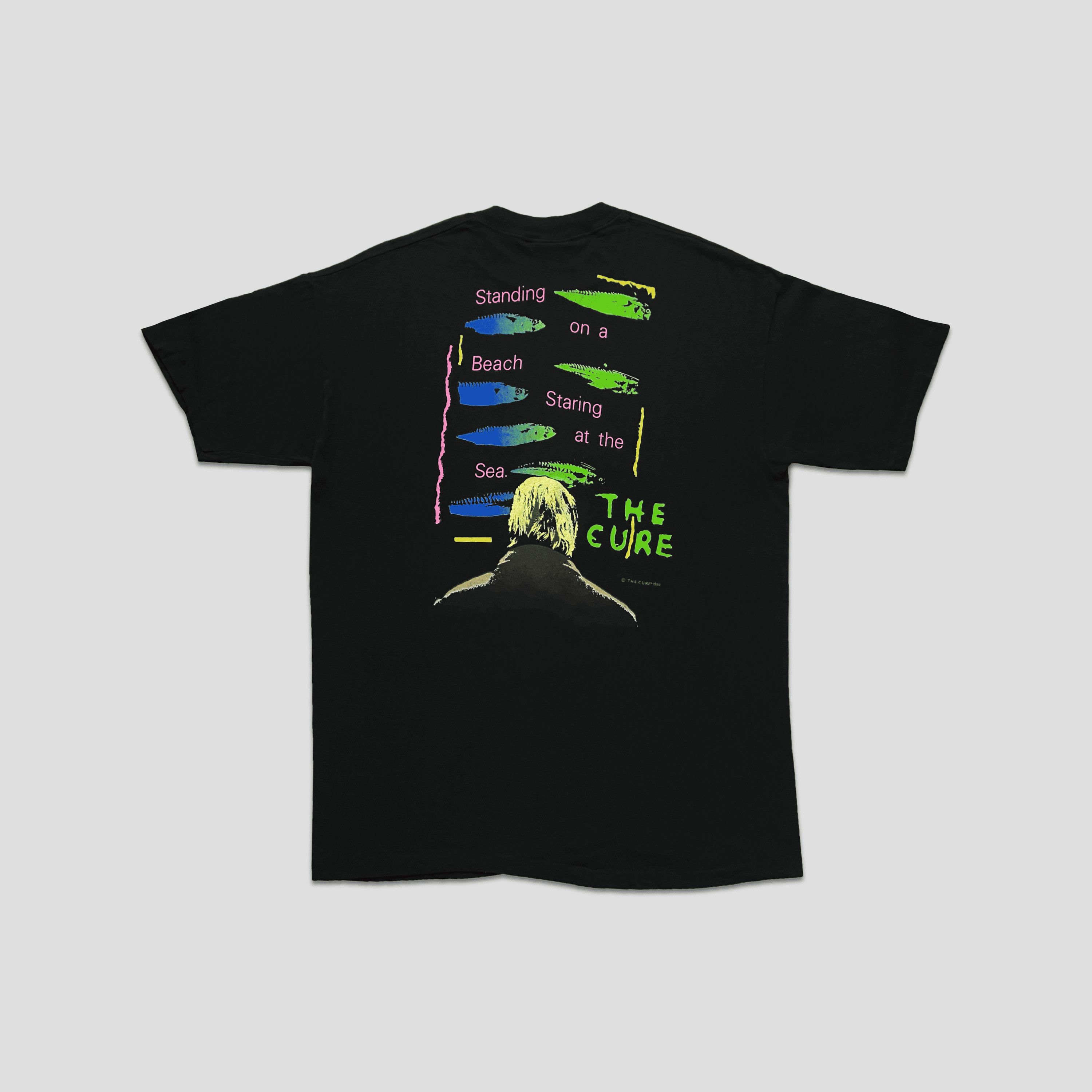 The Cure Vintage Late 1980s The Cure Standing on a Beach T-Shirt Size US XL / EU 56 / 4 - 5 Thumbnail