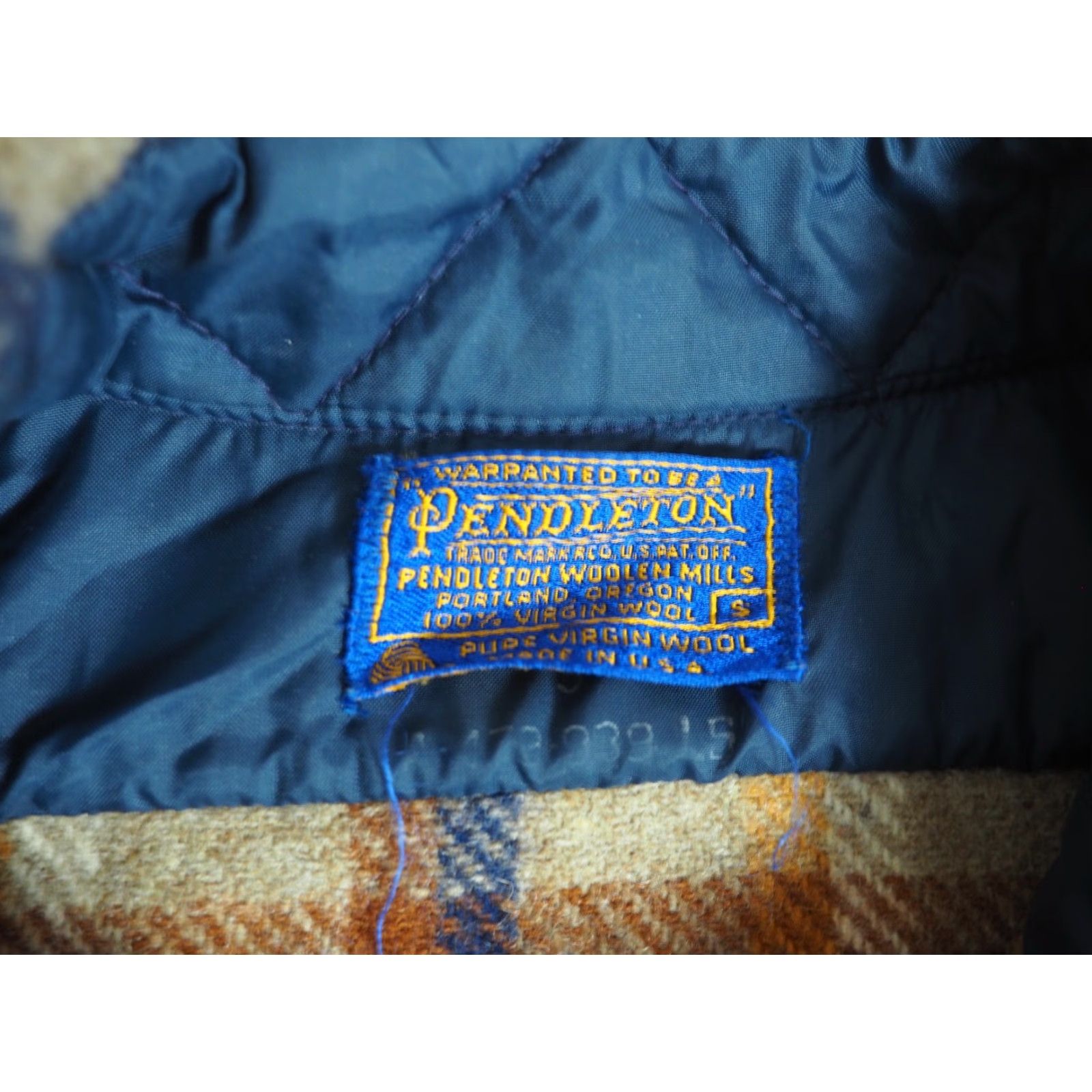 Pendleton VTG Pendleton Jacket Plaid Wool Outdoor Jacshirt Beige Blue S Mens Medium? Size US S / EU 44-46 / 1 - 6 Thumbnail