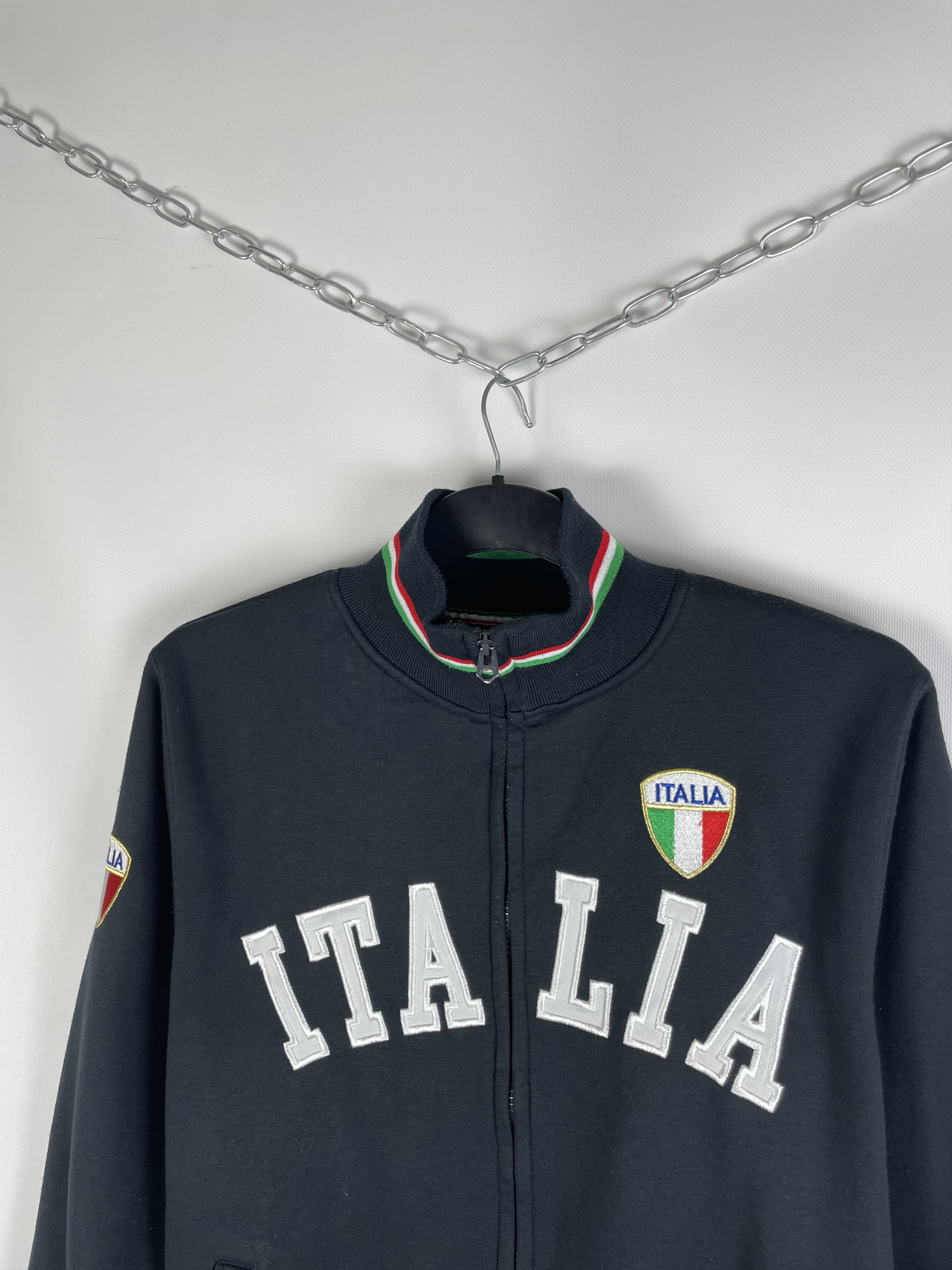 Japanese Brand Vintage italy Zip Sweatshirt Track Jacket Italia 00s Y2K Size US L / EU 52-54 / 3 - 4 Thumbnail