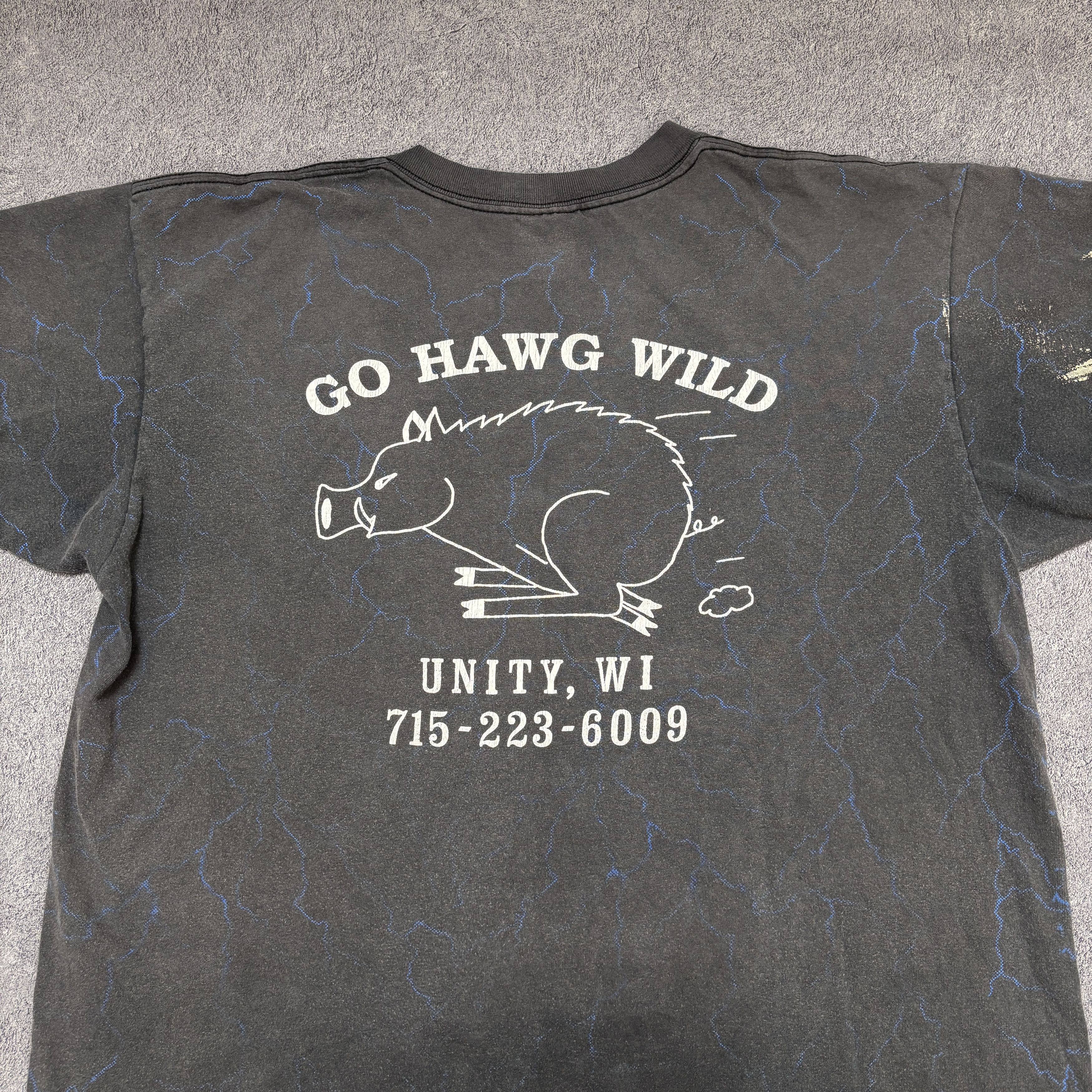 Vintage Vintage 3d Emblem Shirt 90s Single Stitch All Over Print Size US XL / EU 56 / 4 - 16 Thumbnail