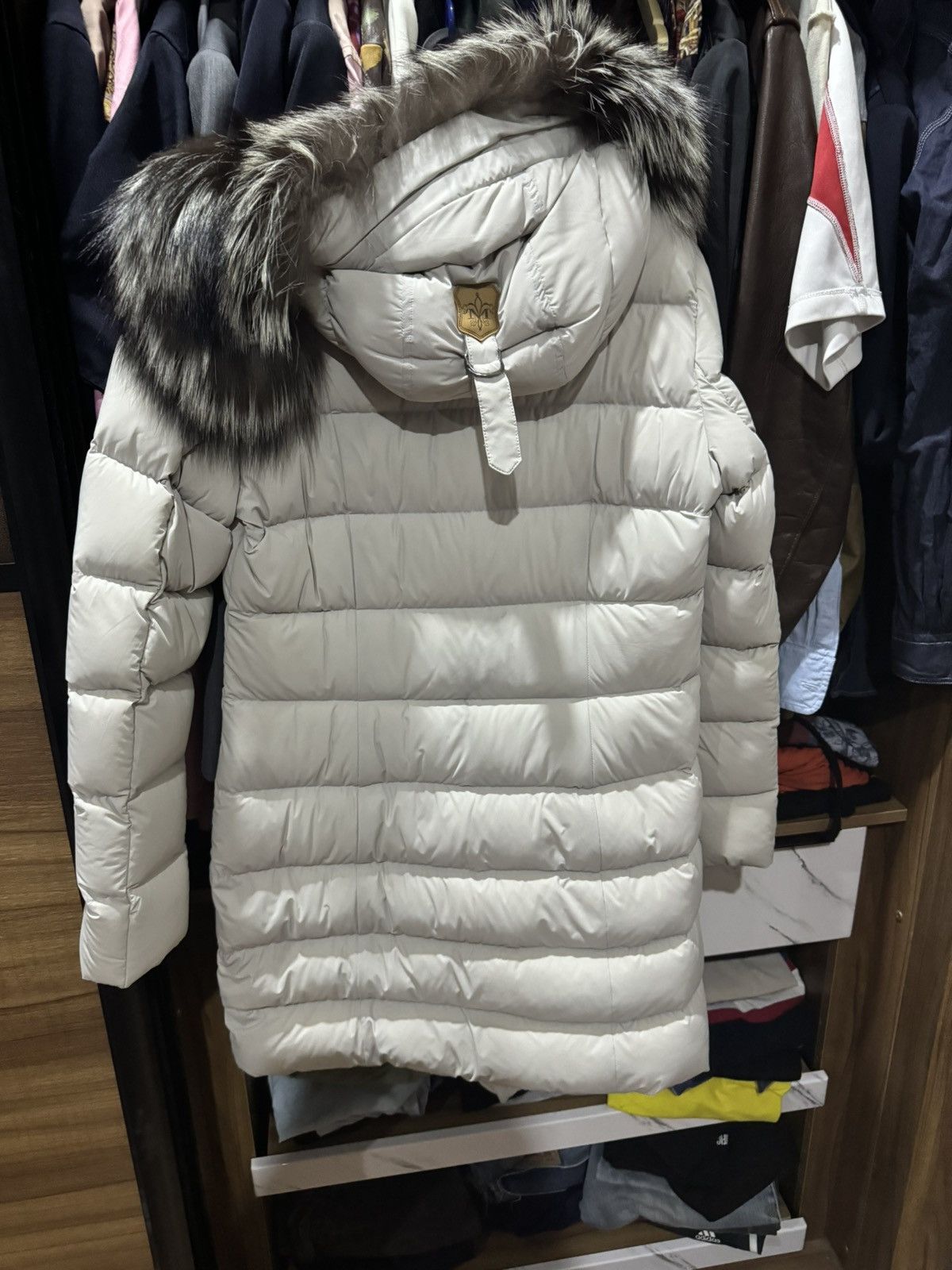 Mackage MACKAGE CALLA SILVER FOX FUR GOOSE DOWN PUFFER JACKET COAT Size US M / EU 48-50 / 2 - 19 Thumbnail