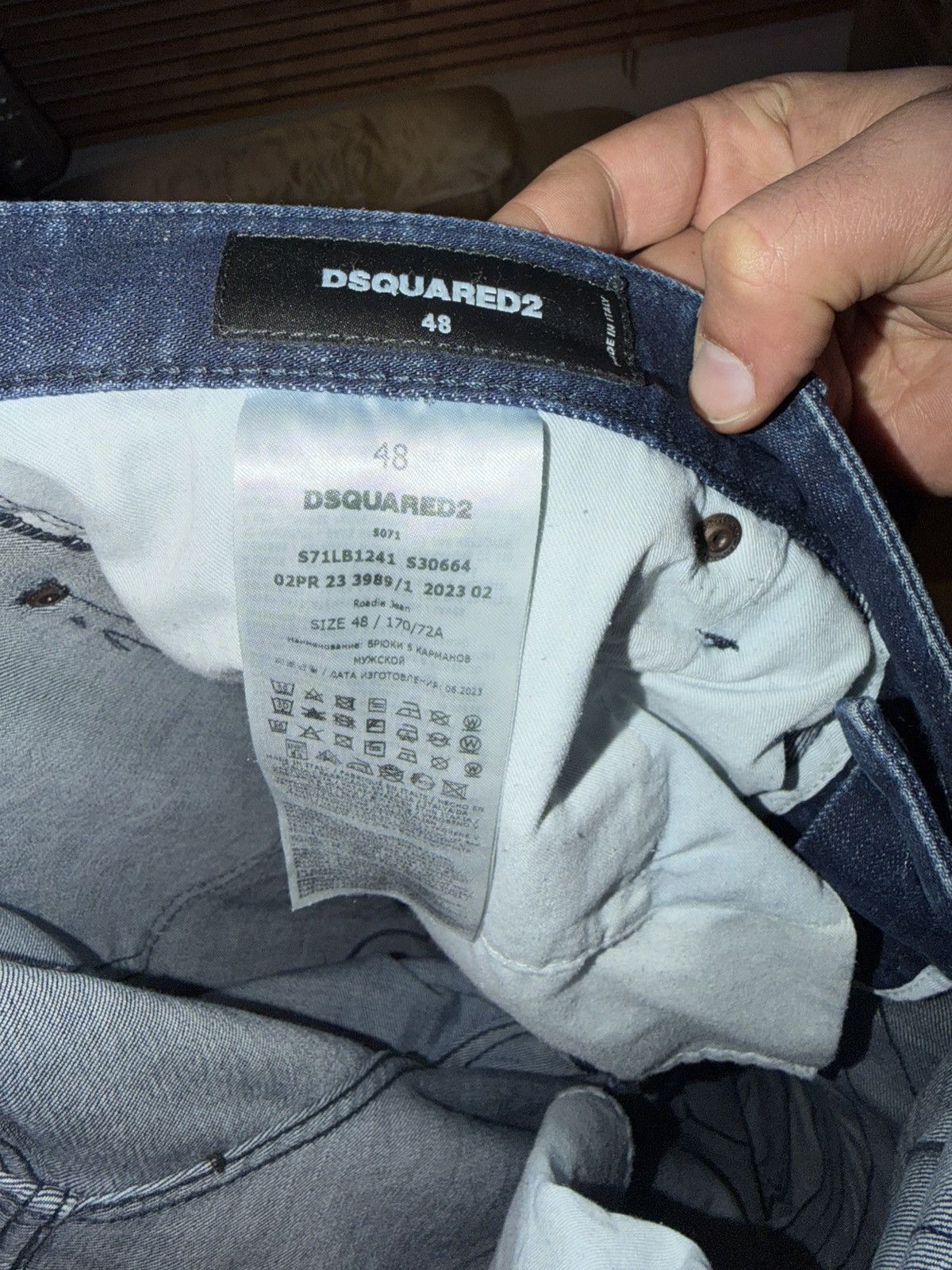 Dsquared2 New Deer Patchwork Wash Roadie Jeans DSQUARED2 Size US 32 / EU 48 - 10 Thumbnail