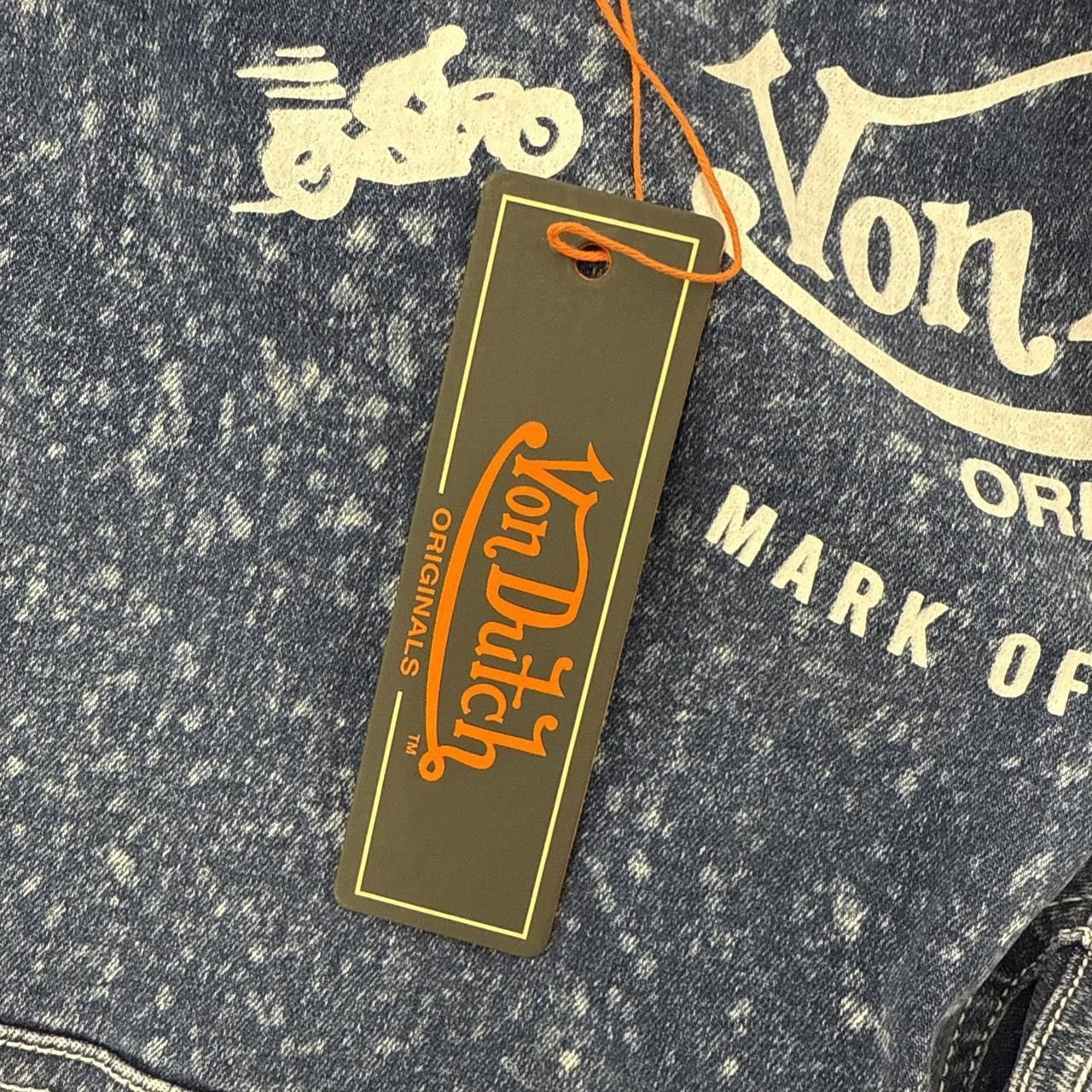 Von Dutch Von Dutch Paris Jeans W34 L30 Blue Acid Wash Logo NWT Size US 34 / EU 50 - 6 Thumbnail