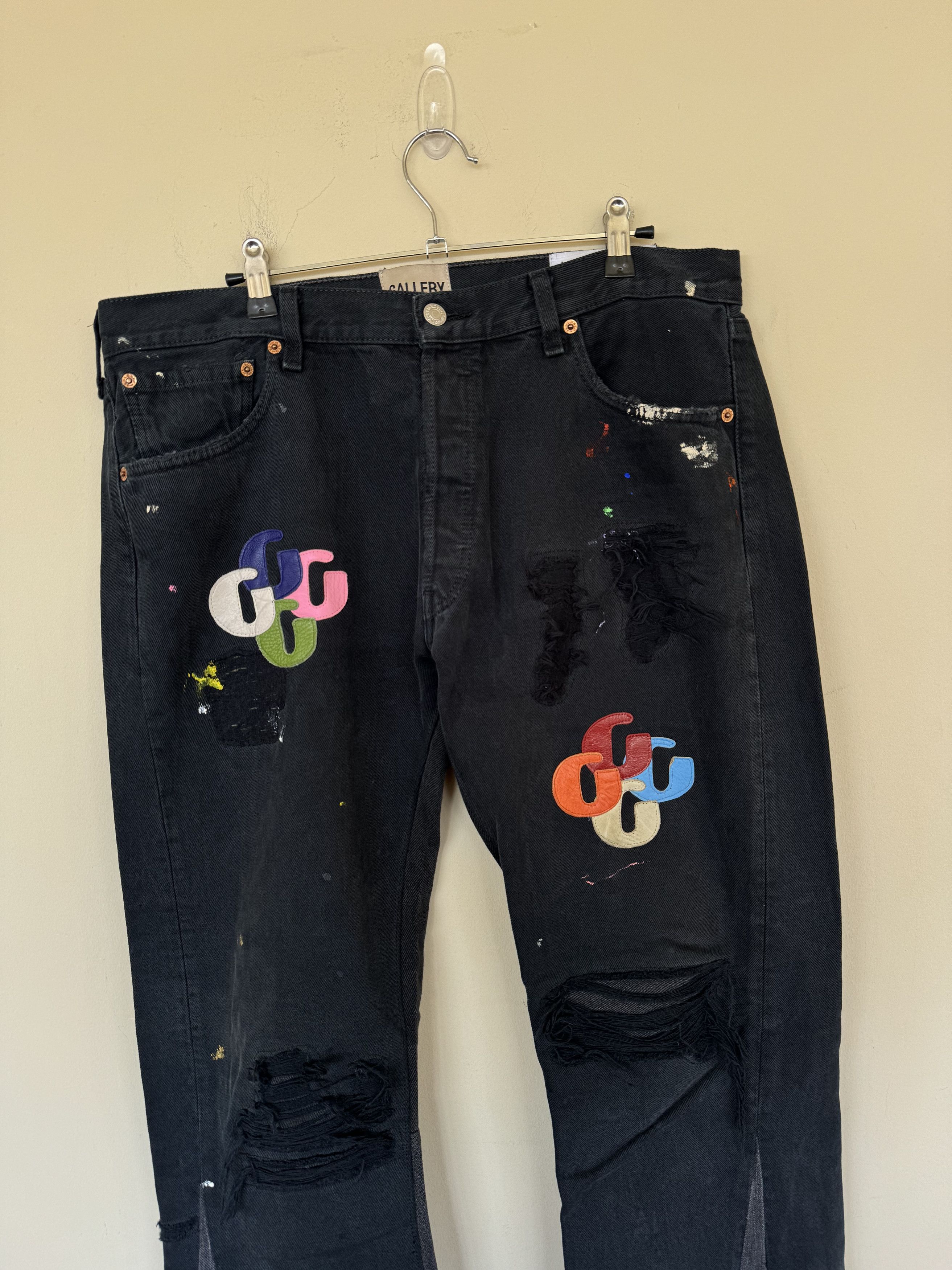 1/1 Black Gallery Dept Flares W G Patches