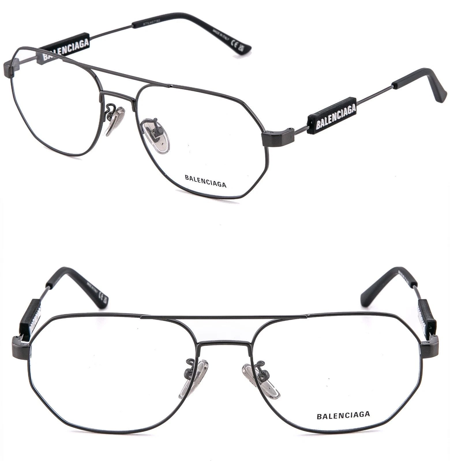 Balenciaga BALENCIAGA TAG 0117 Black Unisex Eyeglass BB0117O 001 Size ONE SIZE - 1 Thumbnail