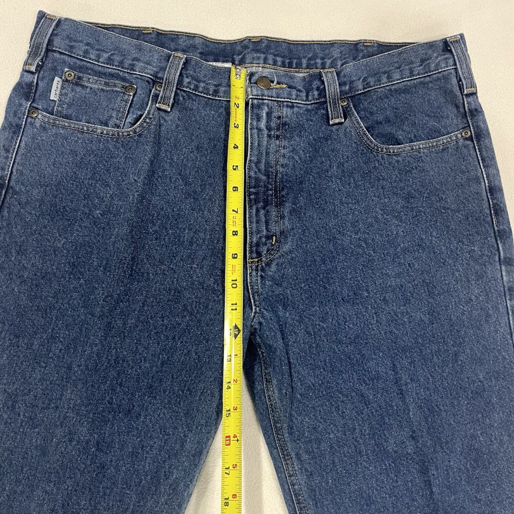 Carhartt Carhartt Jeans Regular Straight 5-Pocket Denim Blue 40x30 Men's B480-DPS Vintage No 90s Workwear Carhartt Model Size US 40 / EU 56 - 5 Thumbnail