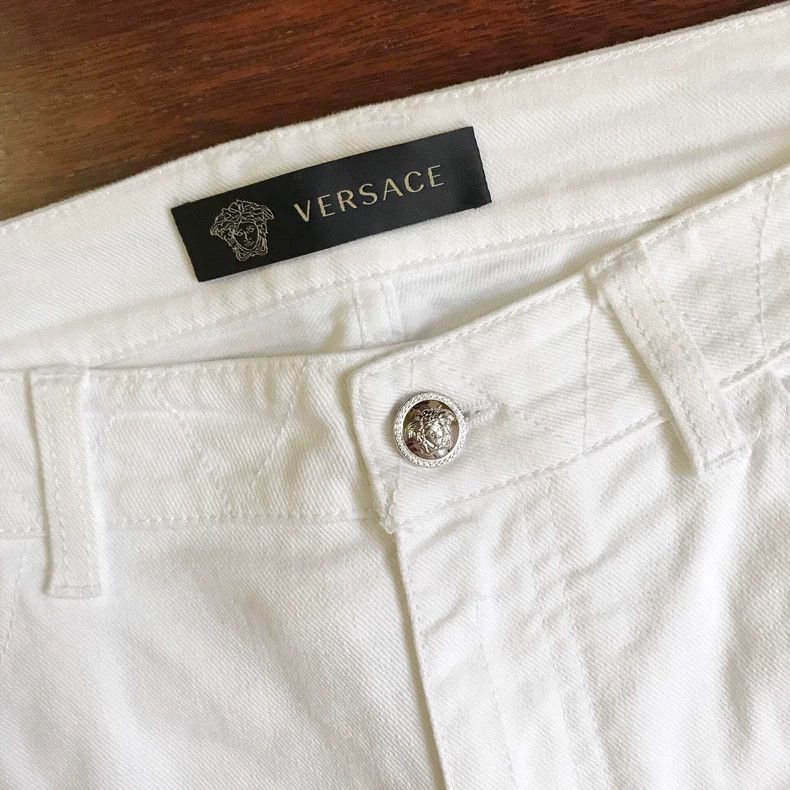 Versace Versace White jeans Size US 32 / EU 48 - 3 Thumbnail