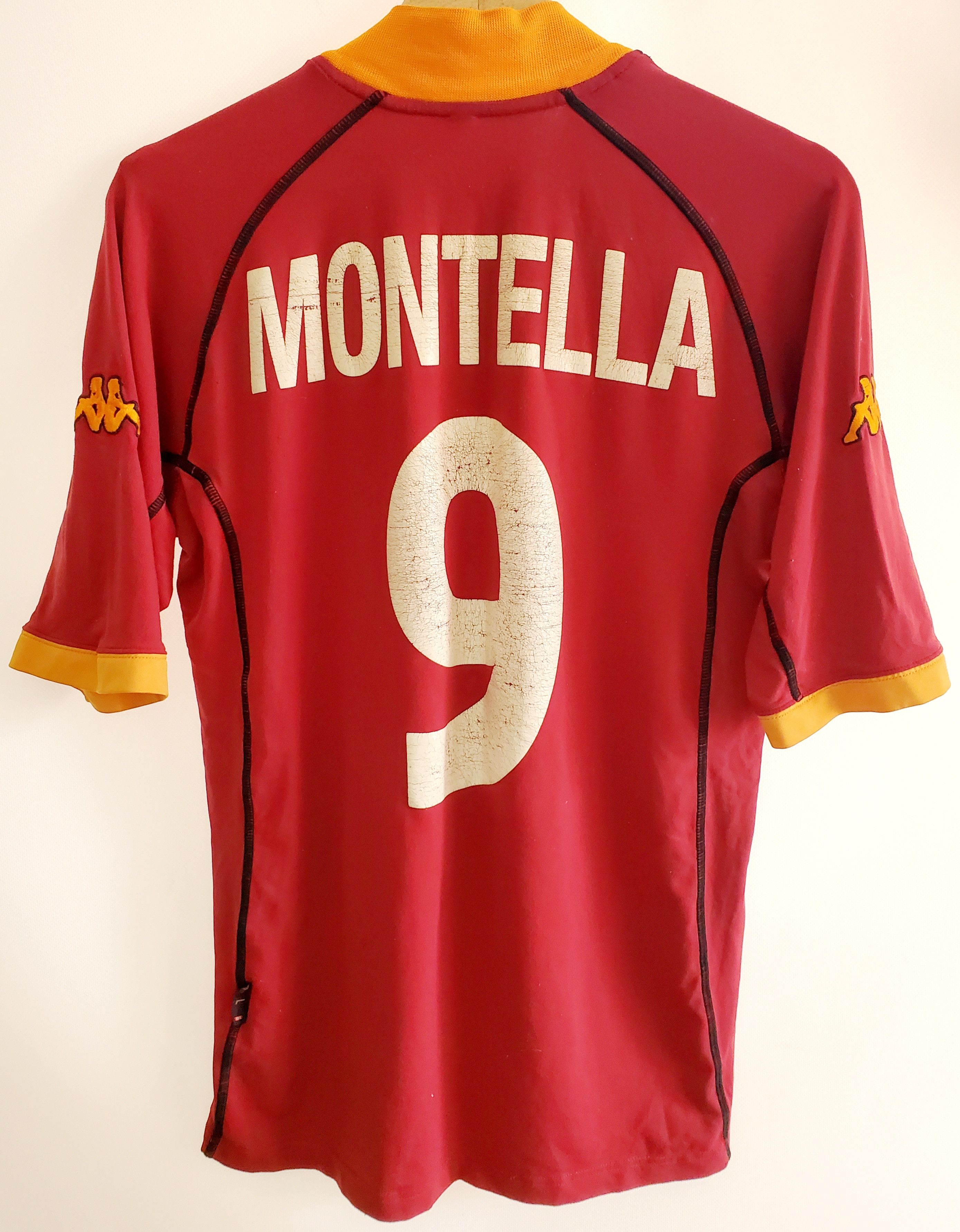 AS ROMA 2001 2002 HOME TOTTI 10 FOOTBALL SHIRT (Excellent) Size XL – Retro Vintage Classic Football Jerseys