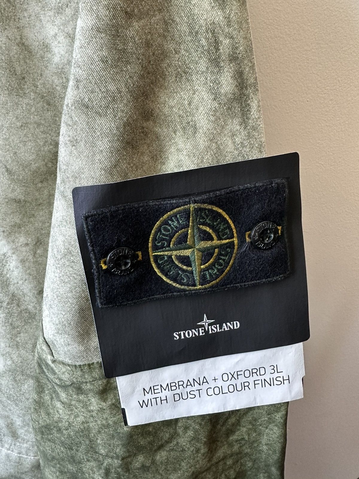 Stone Island Stone Island Membrana Oxford 3L Dust color Anorak Size US L / EU 52-54 / 3 - 7 Thumbnail