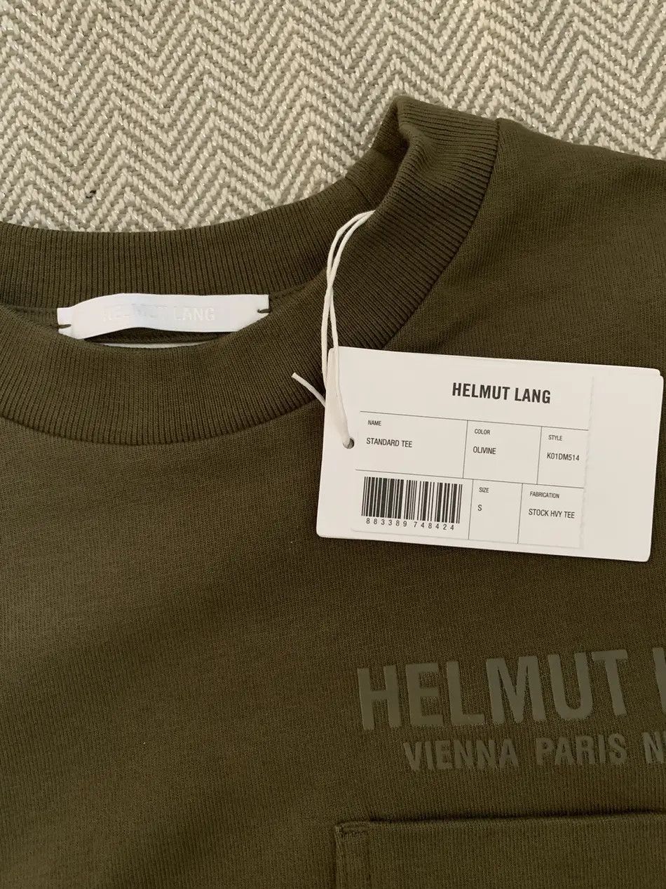Helmut Lang Helmut Lang Longsleeve Stock H Olivine Size US S / EU 44-46 / 1 - 2 Thumbnail