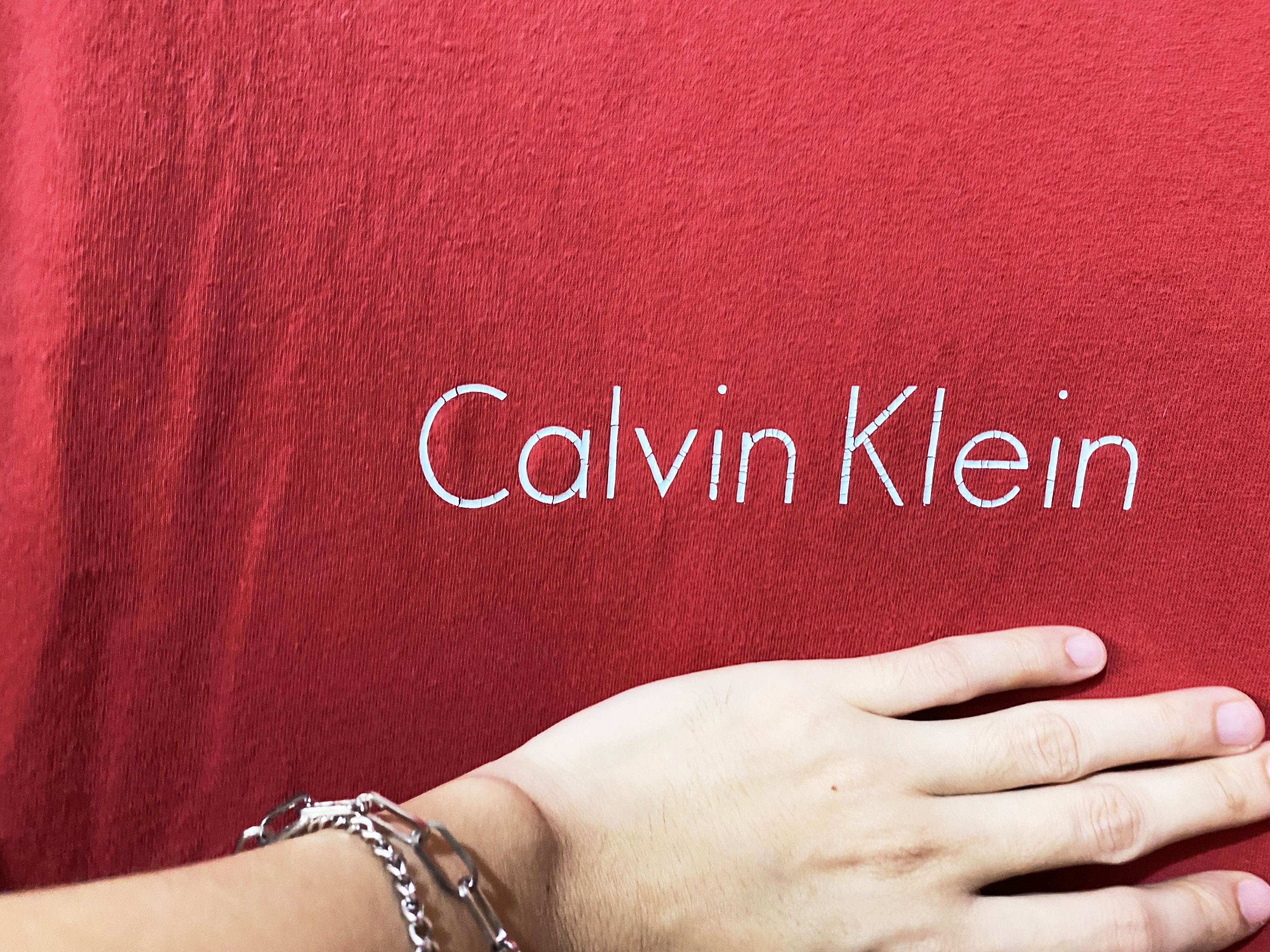 Calvin Klein × Vintage Vintage Calvin Klein Logo T-shirt Size US M / EU 48-50 / 2 - 2 Thumbnail