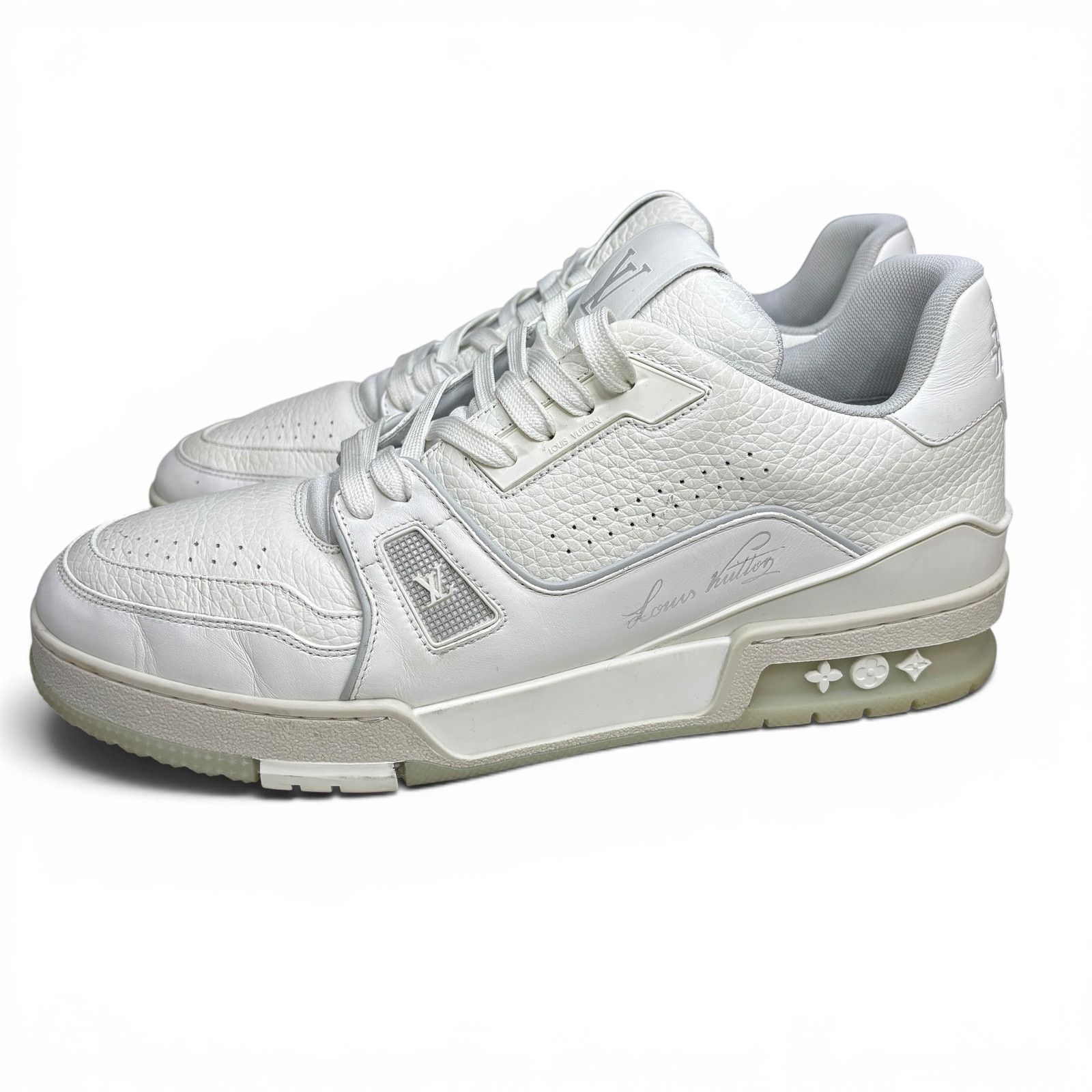 Louis Vuitton Louis Vuitton LV #54 Trainer Sneakers White | Size 8.5LV Size US 9.5 / EU 42-43 - 2 Thumbnail