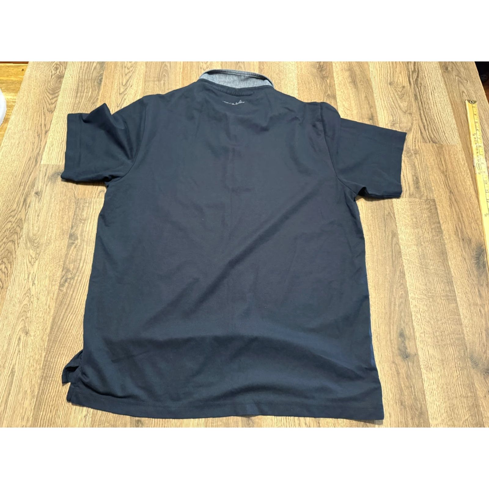 TravisMathew Travis Mathew Polo Men XL Black Gray Short Sleeve Breathable Size US XL / EU 56 / 4 - 2 Thumbnail