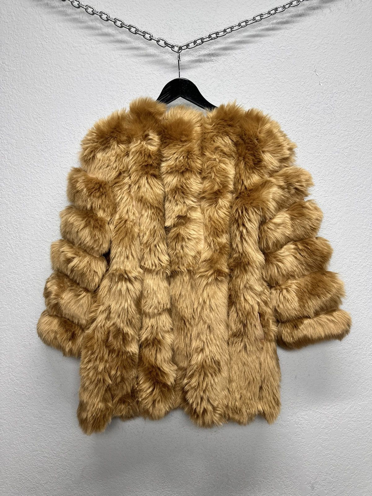 If Six Was Nine Vintage Army Military Fur Hood Jacket Y2K Utility Cropped Size S / US 4 / IT 40 - 9 Thumbnail