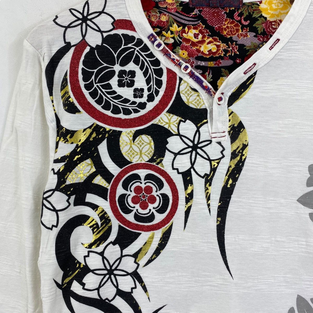 Japanese Brand × Vintage Vintage SUKAJAN KOI FISH Design Japanese Traditional Tee Size US M / EU 48-50 / 2 - 5 Thumbnail