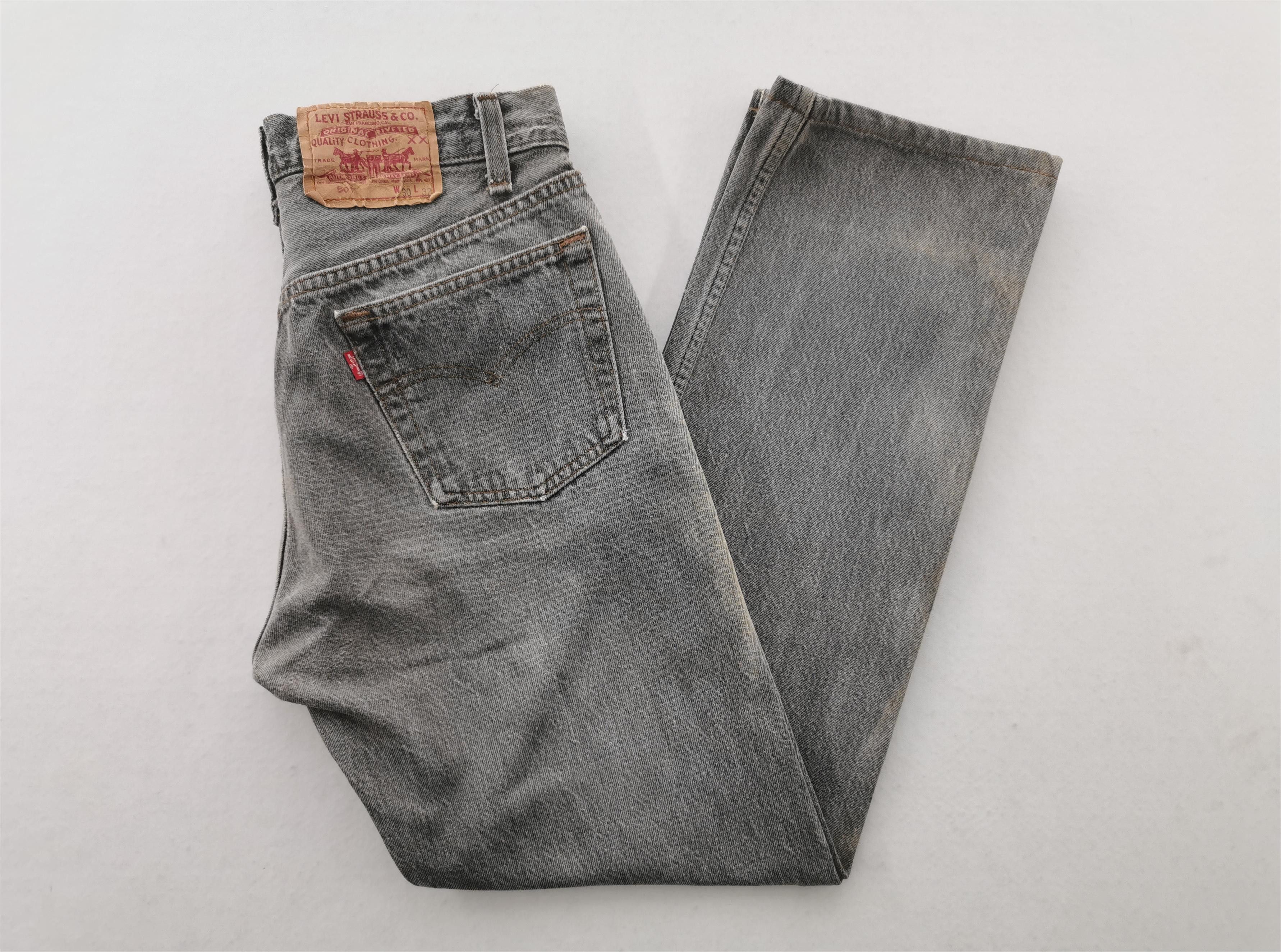 Levi's Vintage 90s Levis Lot 501 Denim Made In USA Size 29/30x32 Size US 29 - 1 Thumbnail