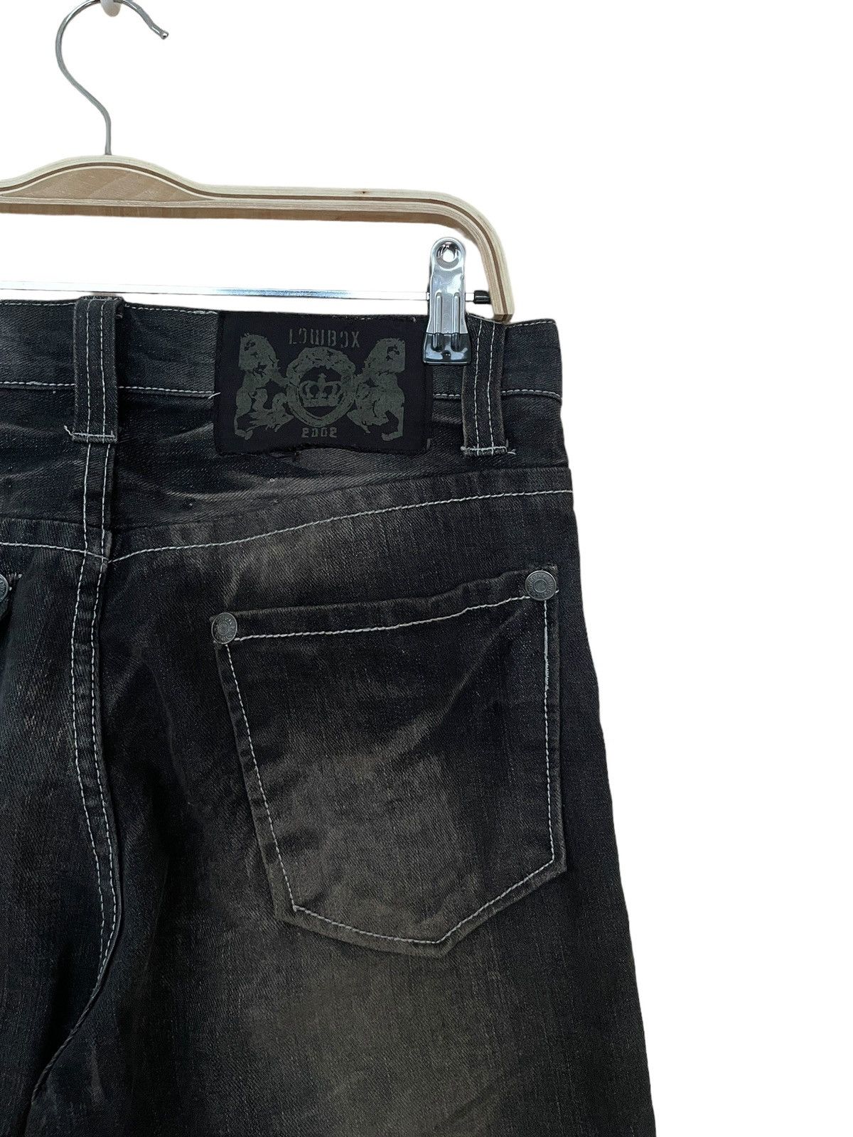 If Six Was Nine × LOWBOX × Le Grande Bleu (L.G.B.) Vintage Brand Lowbox Jeans 1990s Size US 30 / EU 46 - 8 Thumbnail