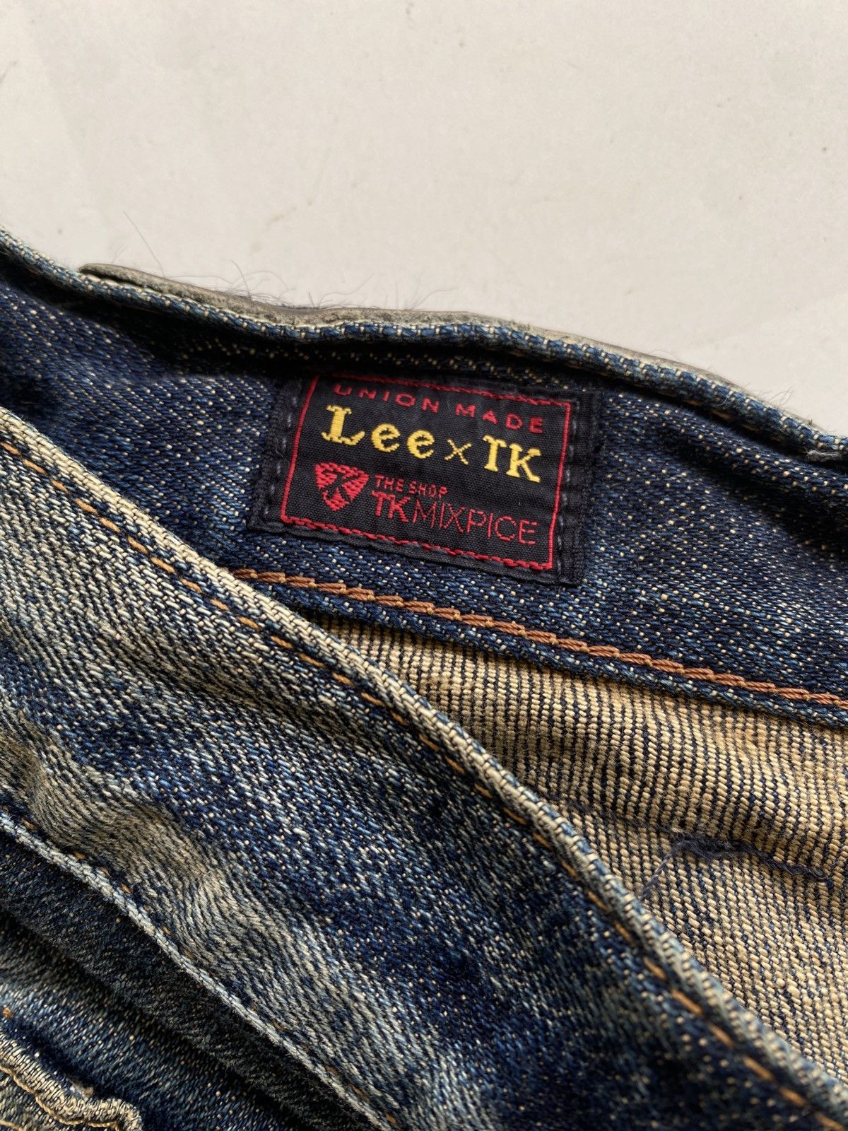 Lee Lee x TK Mixpice Purple Yarn Thrased Denim Size US 34 / EU 50 - 14 Thumbnail