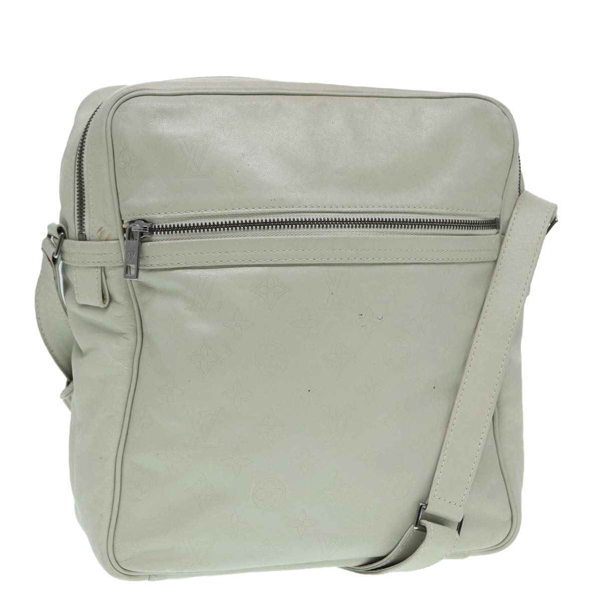 Louis Vuitton Clarckson White Leather Shoulder Bag (Pre-Owned) Size ONE SIZE - 1 Thumbnail