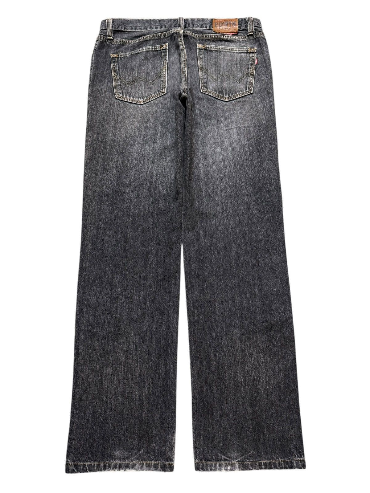 Edwin Vintage 90s Japan Edwin 403 Denim Faded Wash Straight Leg Size US 33 - 2 Thumbnail