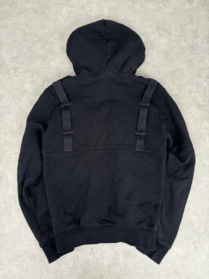 Balmain AW2017 Balmain Black Bondage Avant-Garde Zip-up Sweater Size US M / EU 48-50 / 2 - 5 Thumbnail