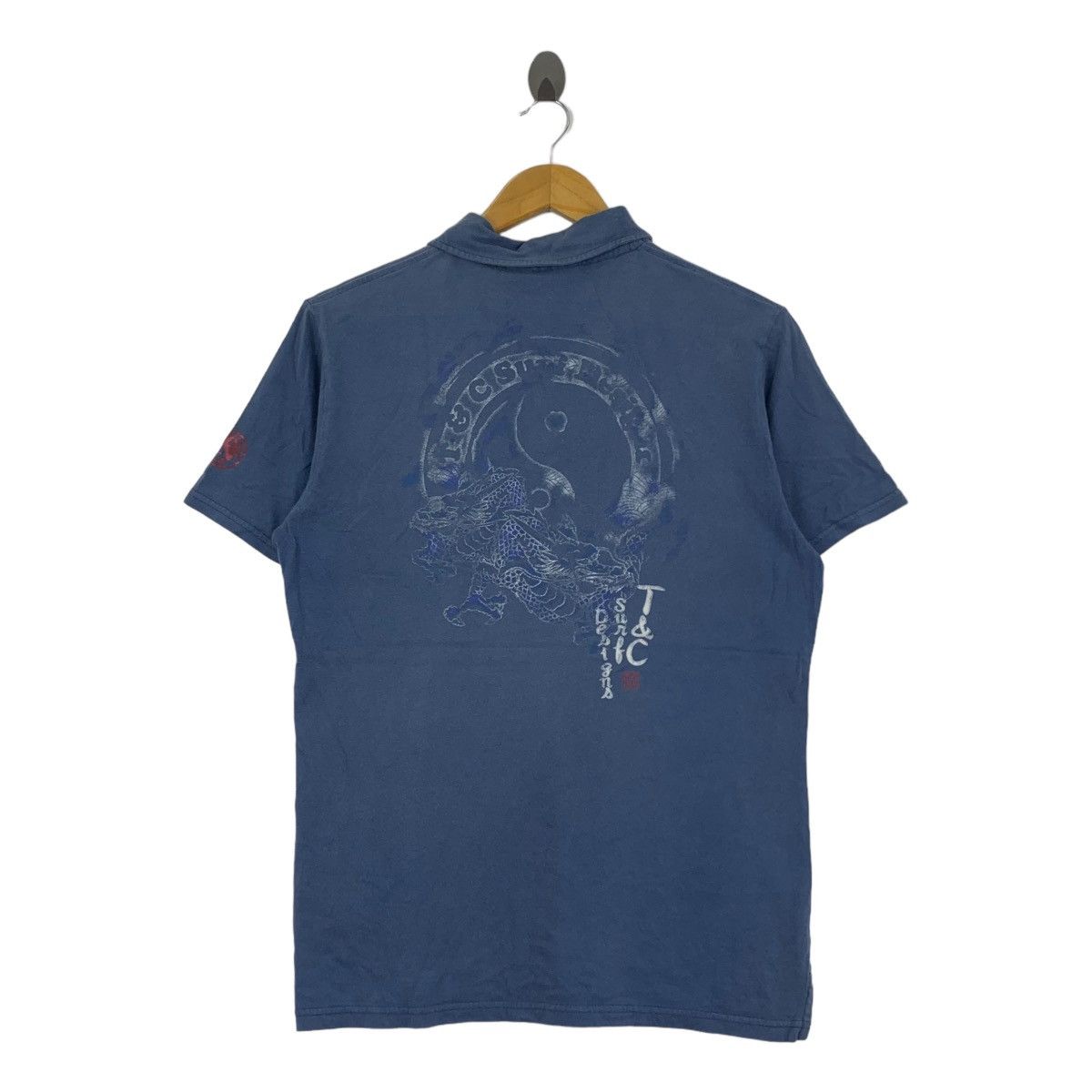 Vintage Vintage T&C SURF DESIGNS Dragon Ryu Hawaii Polo Size US L / EU 52-54 / 3 - 4 Thumbnail