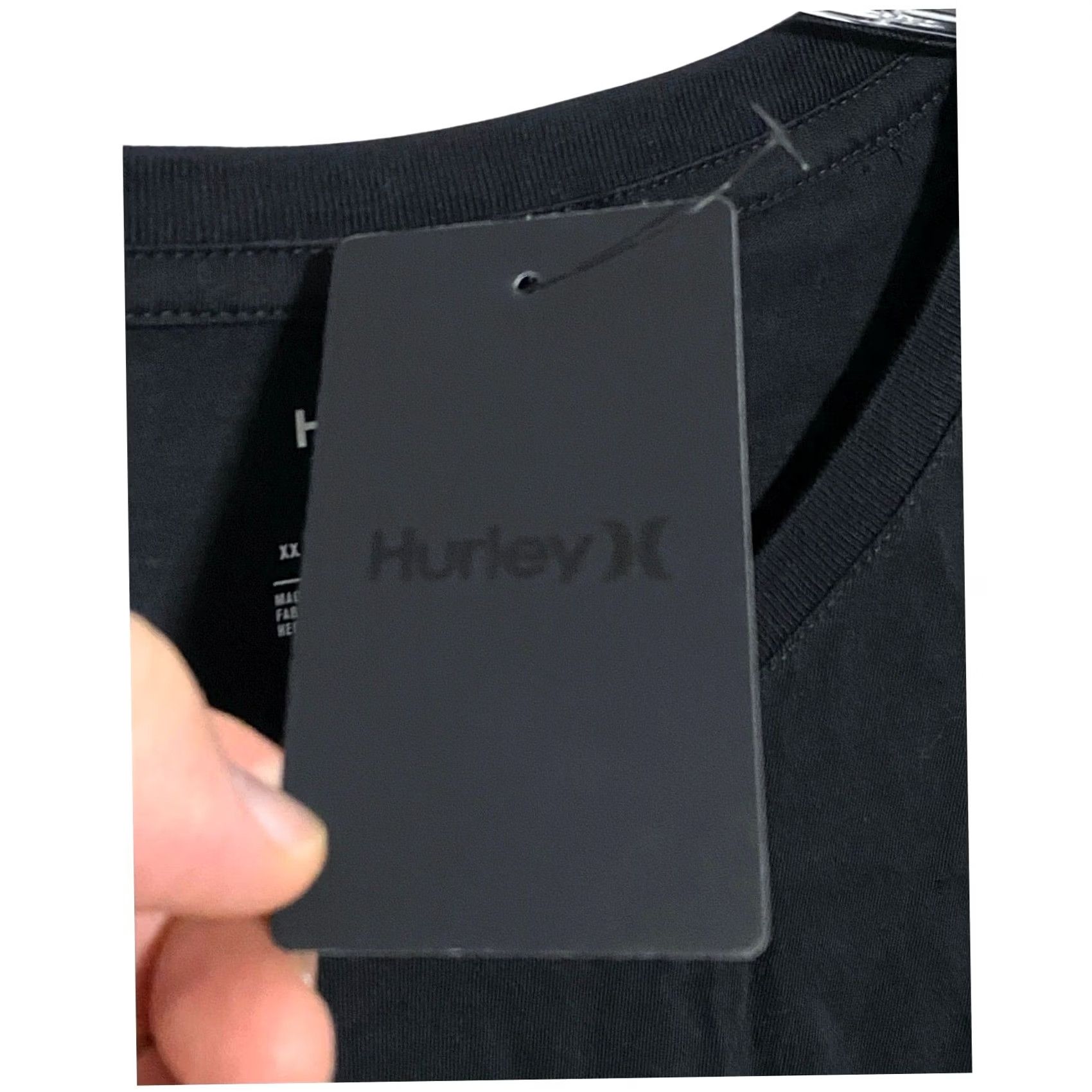 Hurley Hurley Spell Out Logo Black T Shirt Mens XXL Surf Skate Y2K Summer Beach NWT Size US XXL / EU 58 / 5 - 7 Thumbnail