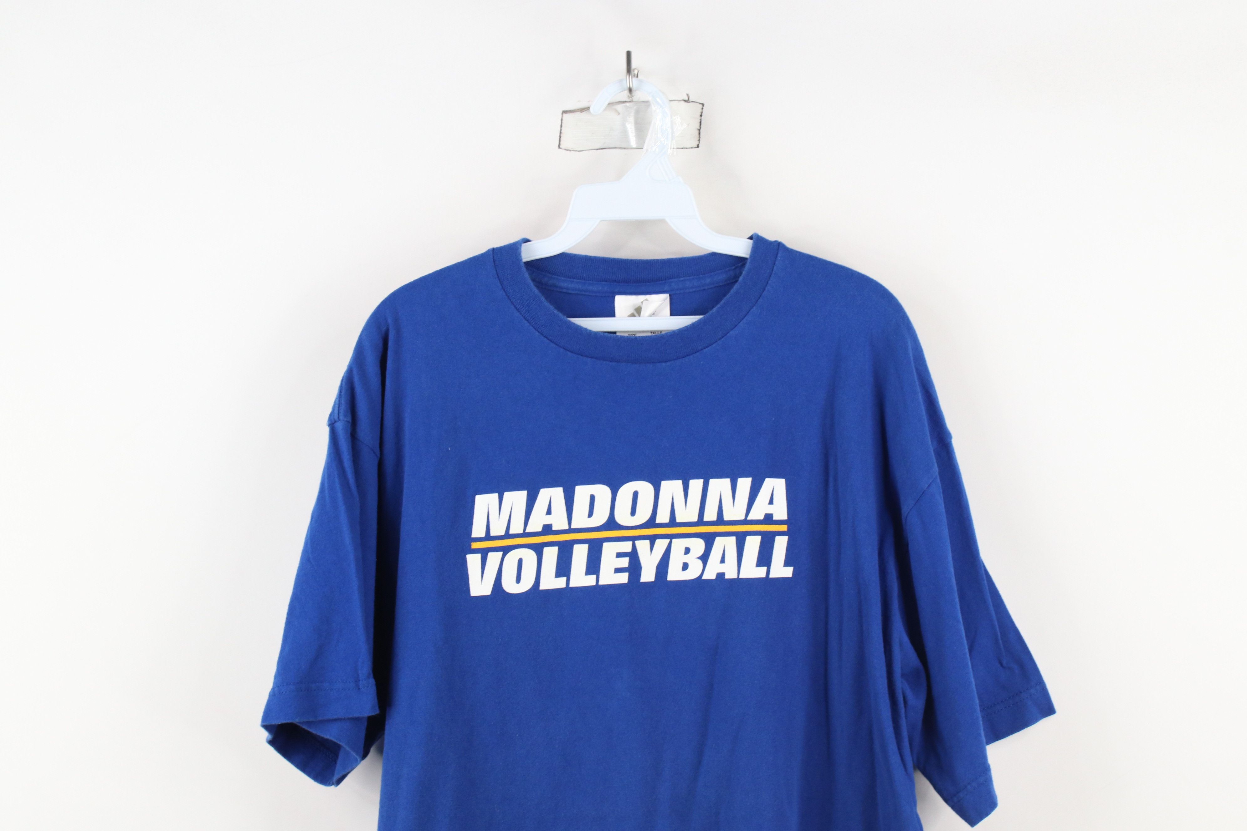 Adidas × Vintage Vintage Adidas Spell Madonna University Volleyball T-Shirt Size US L / EU 52-54 / 3 - 2 Thumbnail